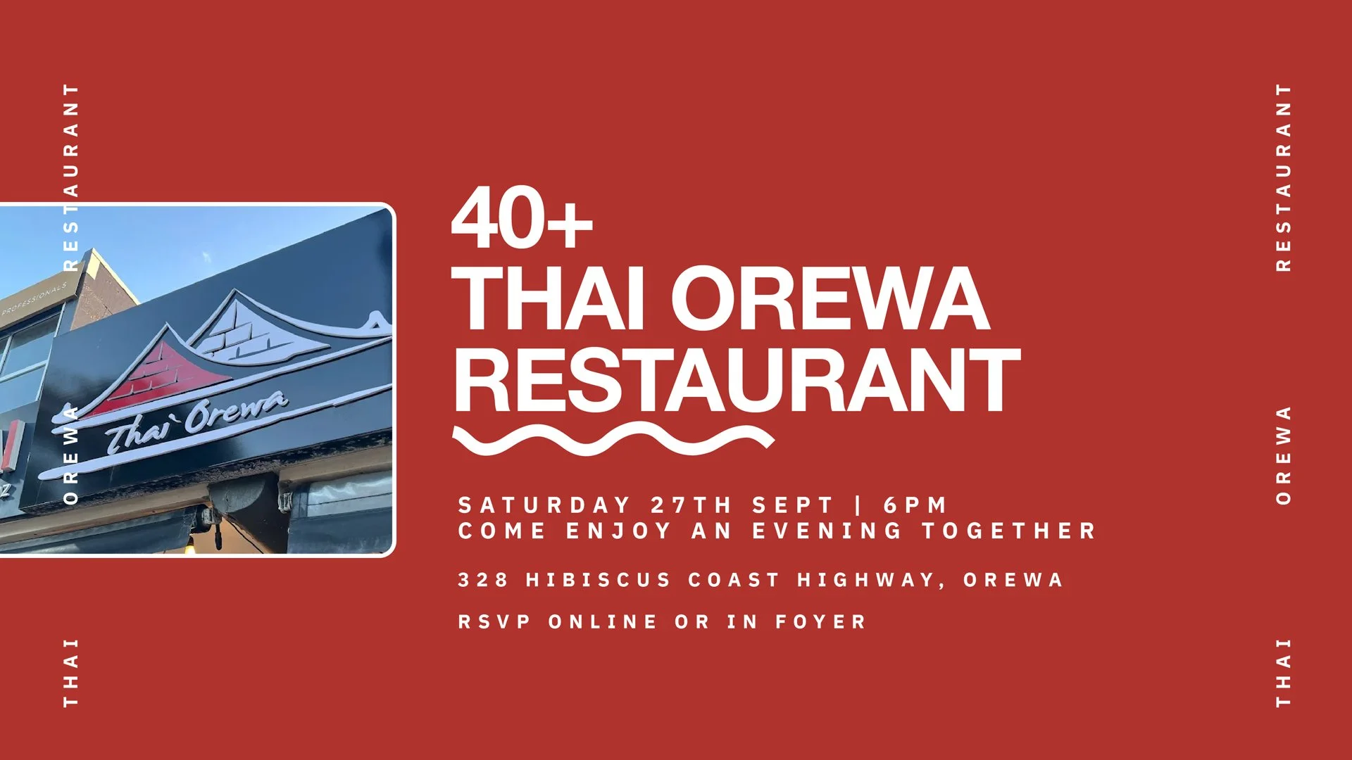 40+ Thai Orewa Restaurant