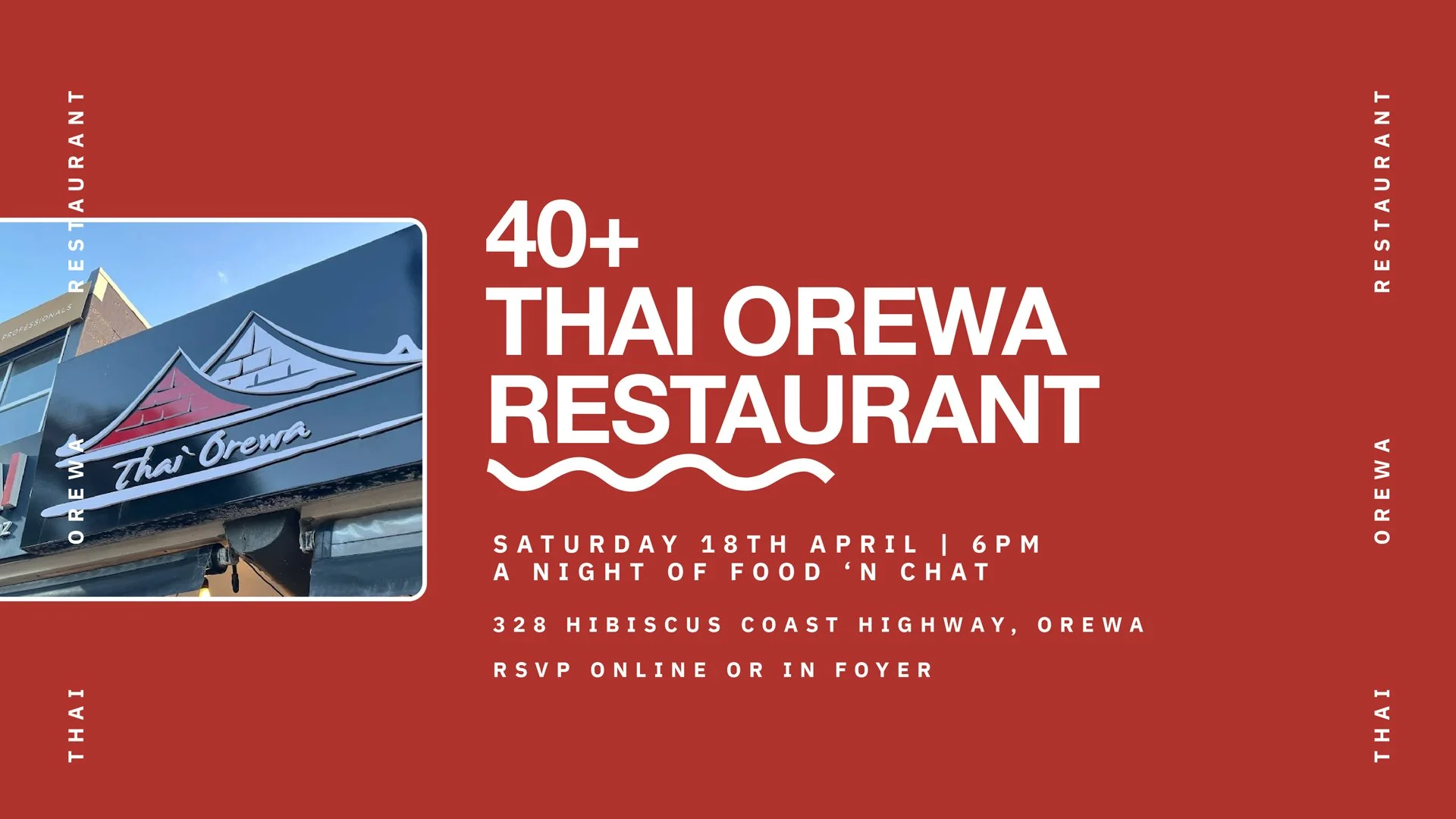 40+ Thai Orewa Restaurant