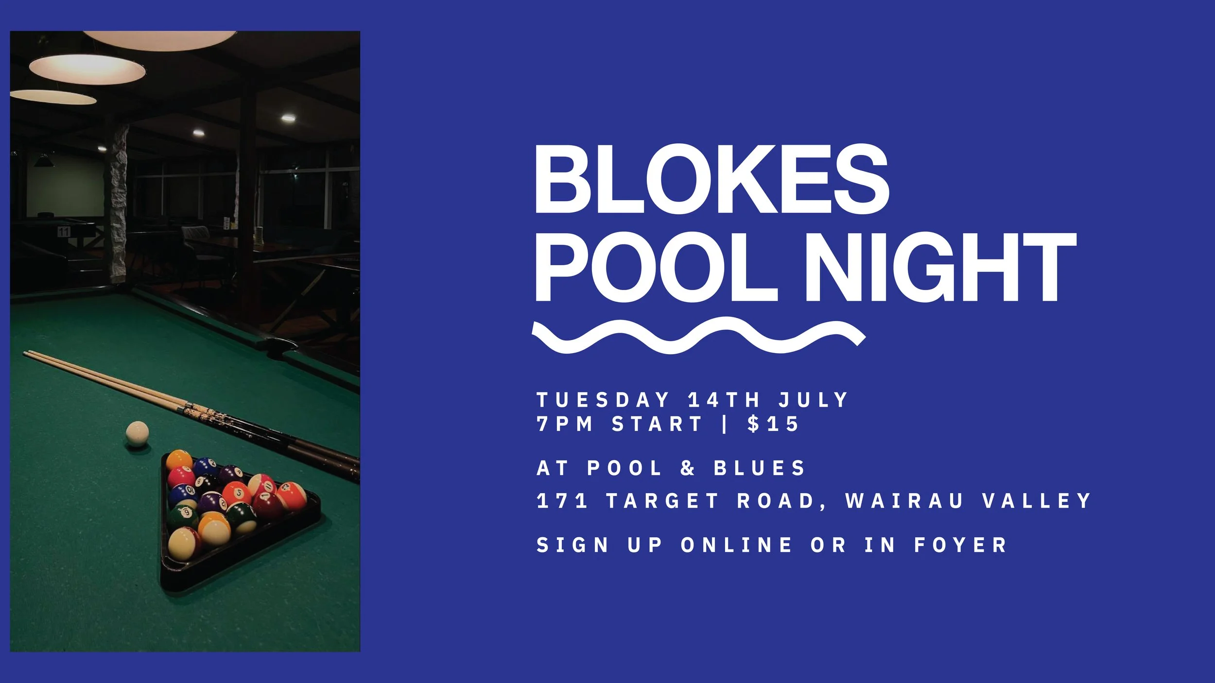 Blokes Pool Night