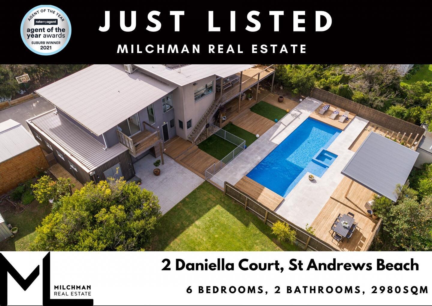 New Listing: 2 Daniella Court,  St Andrews Beach  Open Saturday 17th April 1-1.30pm  #newlisting #standrewsbeach #milchmanrealestate #standrewsbeachproperty #peninsulahomes #peninsulabeachhouse #standrewsbeachbrewery #agentoftheyear