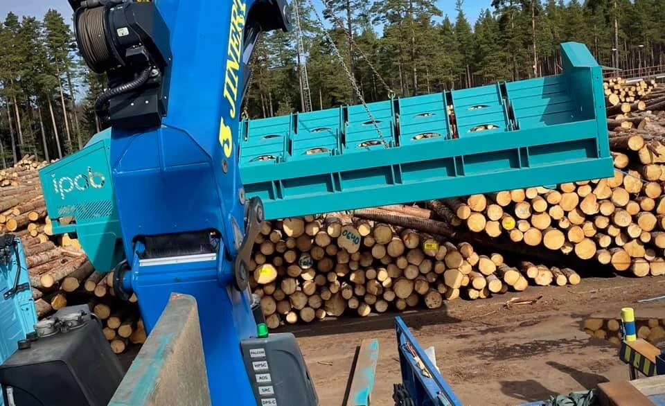VIDA Bruza i Hjältevad fick sin uttjänta stegmatare utbytt