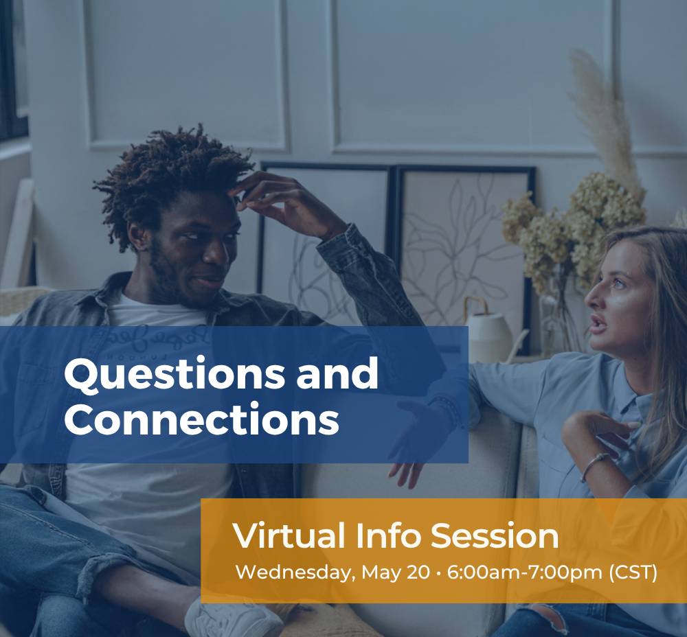 Couple Therapy: Questions and Connections Virtual Info Session