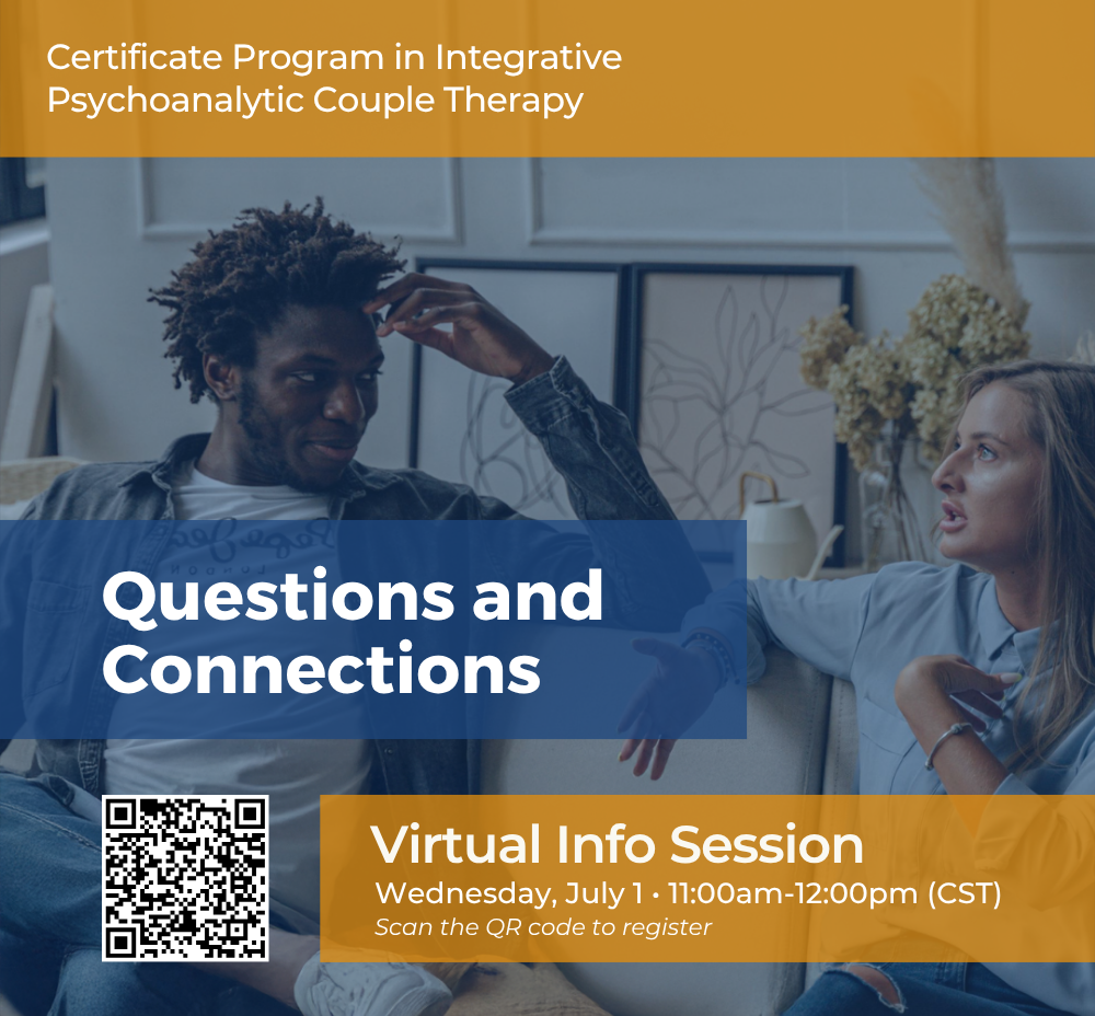 Couple Therapy: Questions and Connections Virtual Info Session