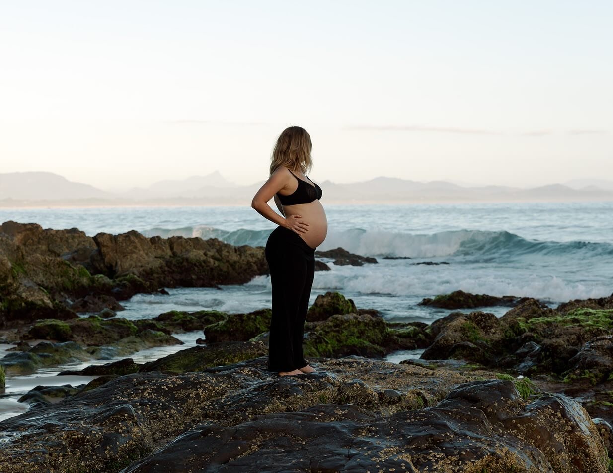 Felt indulgent. Did it anyway. 

This body has not felt like my own for nine months, but I already know I&rsquo;ll miss it once he&rsquo;s here. (The bump, not the incontinence.)

Very glad to have evidence of this equal parts miraculous and peculiar