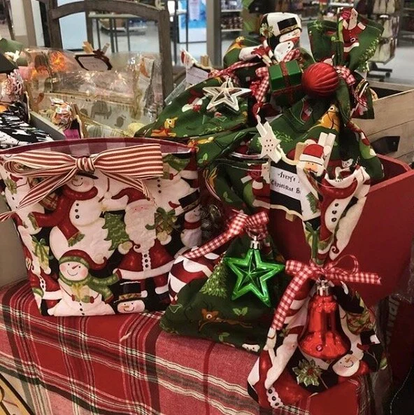 Avery's Nest Christmas Basket and Christmas DJ Sacks 