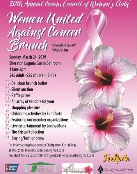 20th Annual Guam Council of Women’s Clubs’ Women United Against Cancer Brunch