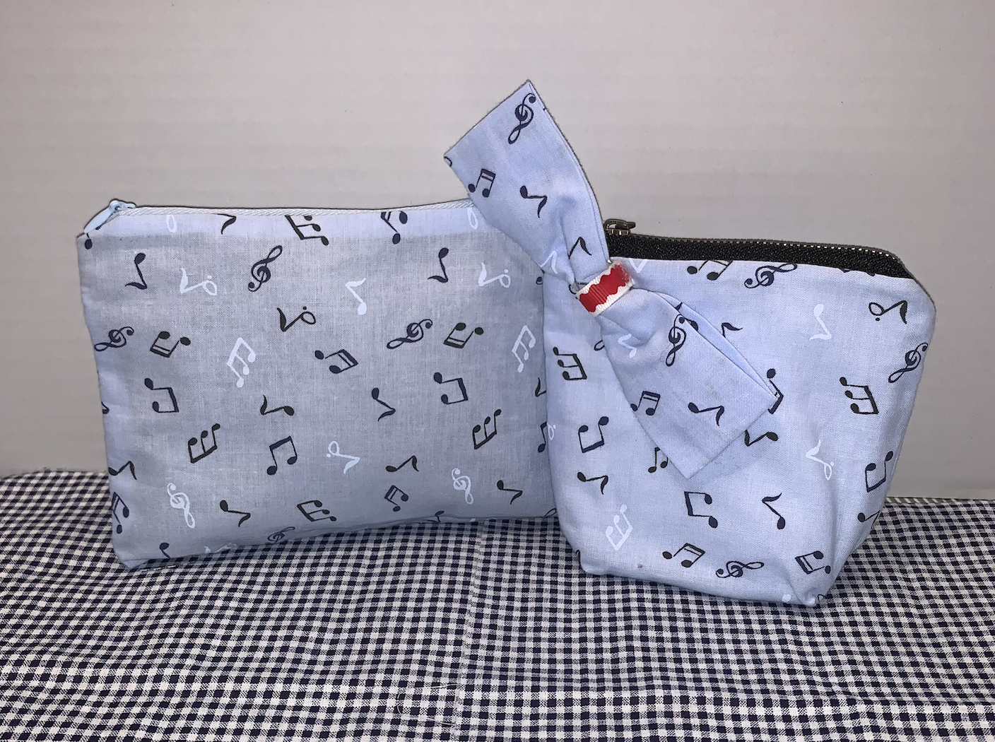  Musical Notes Beverley Coin Pouch with Hair Bow $7.00 