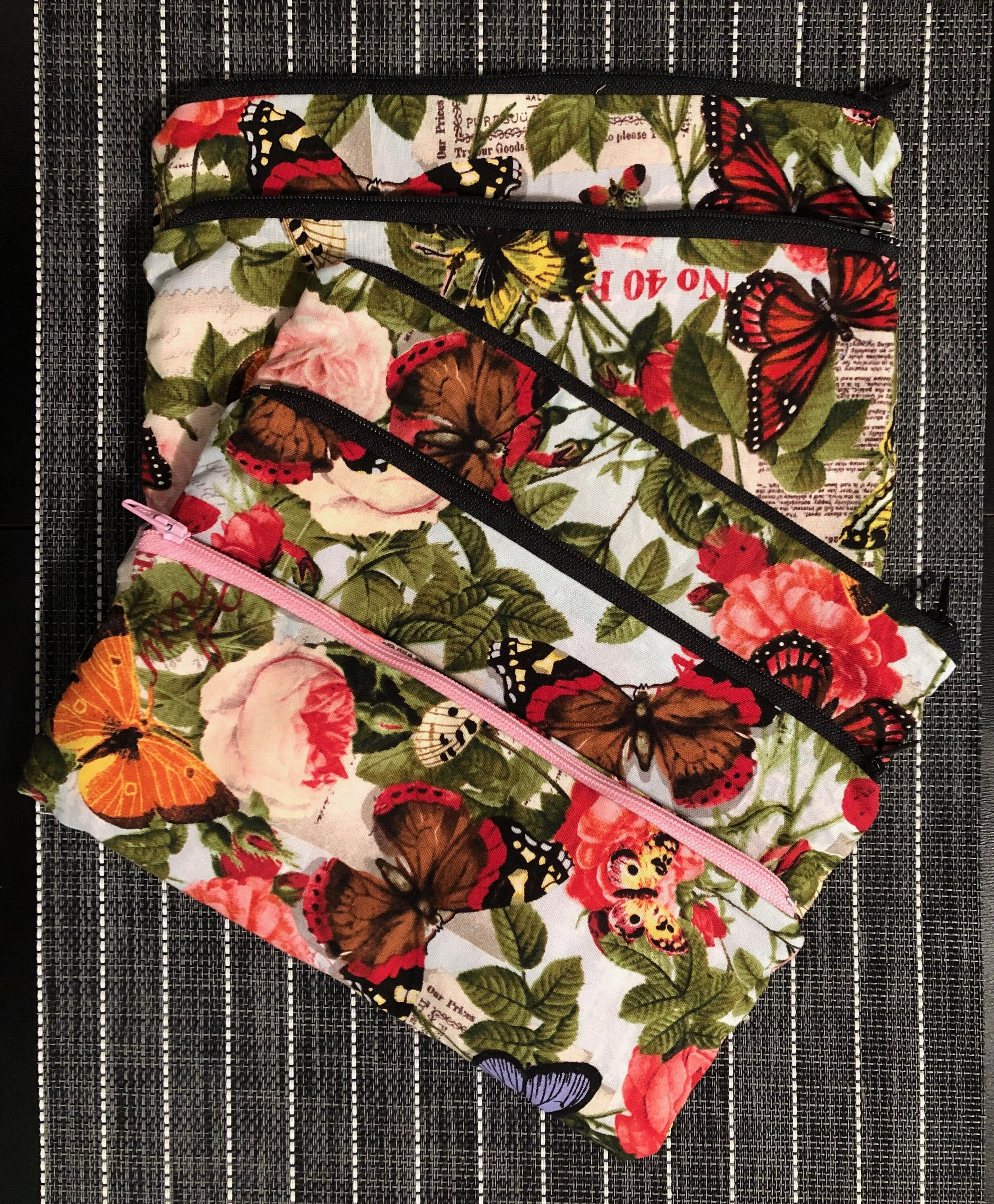 Butterfly Garden Beverley  Pencil Pouch $8.00 