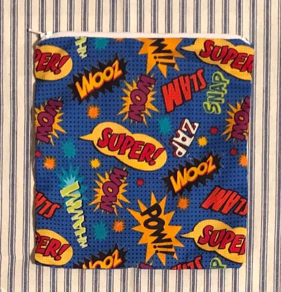 Comic Words Supply Pouch $4.00