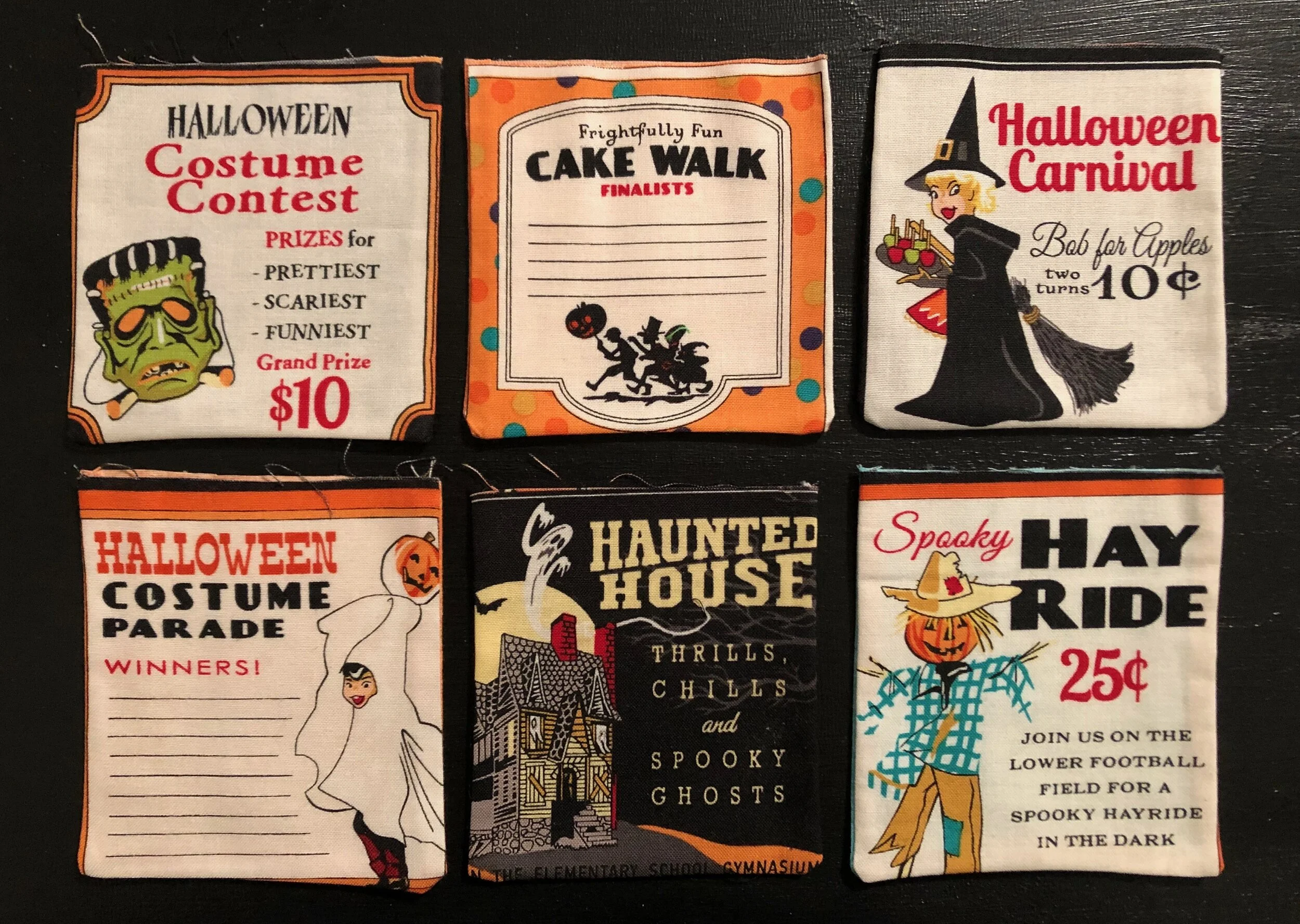 Vintage Halloween Candy Sacks - Set of 2 Small Sacks $1.00/Large Sack $1.00SOLD OUT