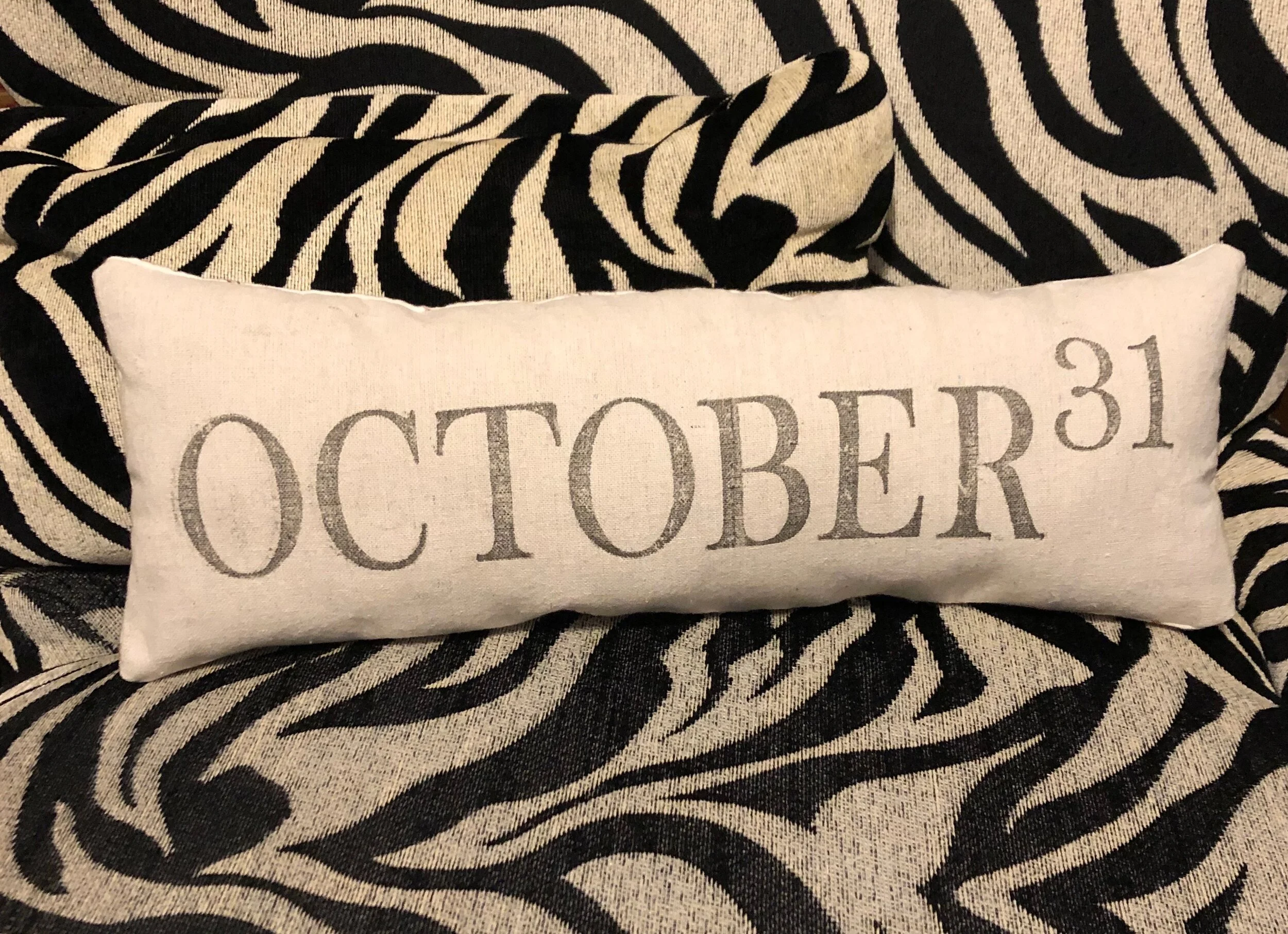 October 31 Decoration Pillow $18.00 