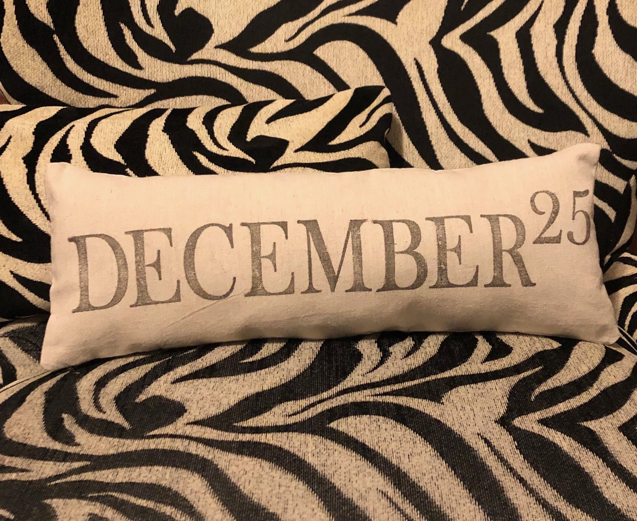 December 25 Decoration Pillow $18.00 