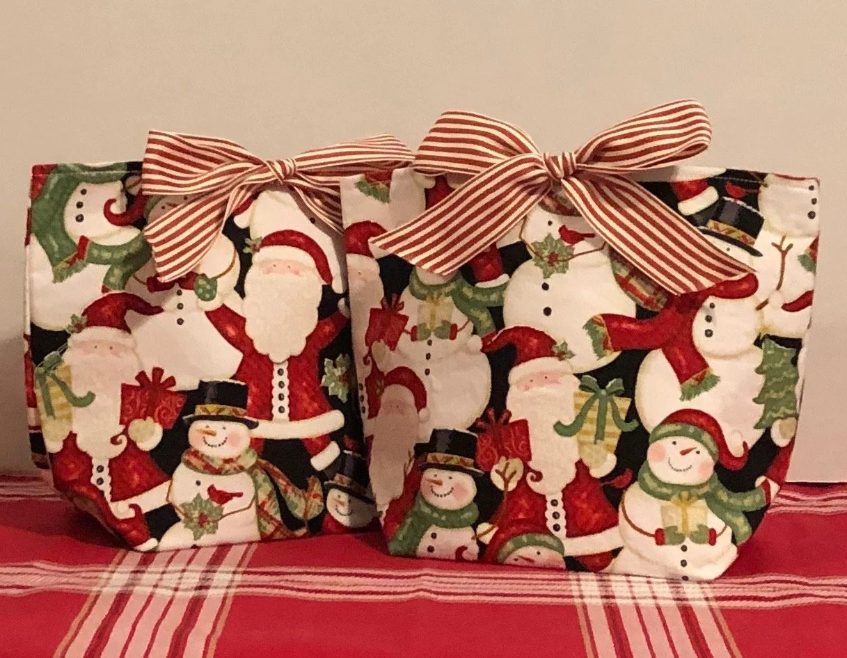 Avery’s Nest Santa &amp; Snowman Friends Christmas Baskets $14.00 SOLD OUT