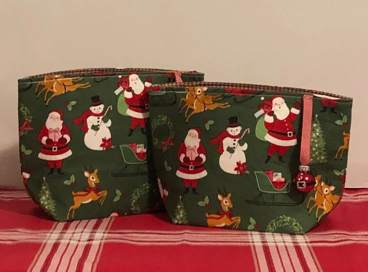 Avery's Nest Christmas Santas' Sleigh Baskets $14.00 SOLD OUT