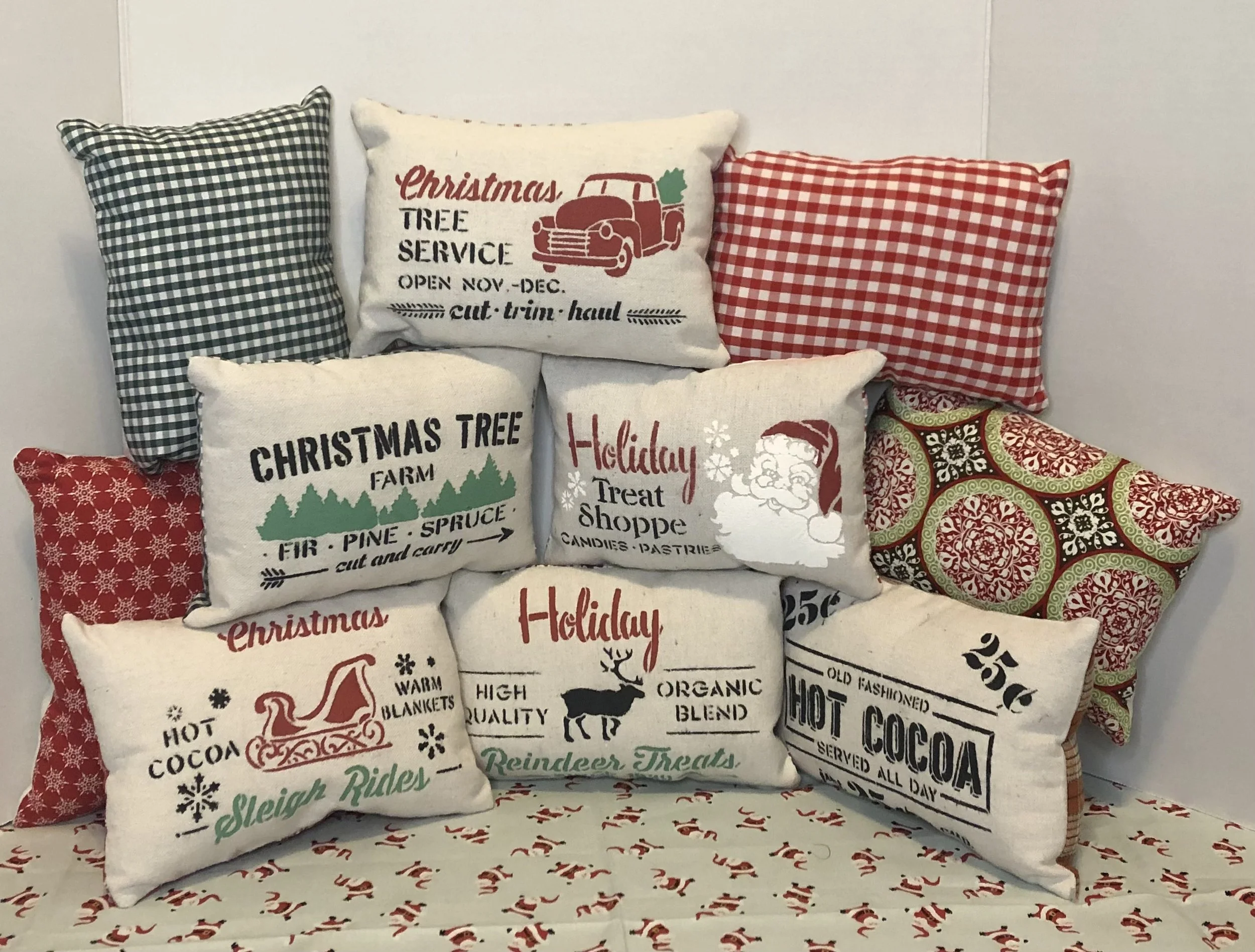 Christmas Decoration Pillows $8.00 
