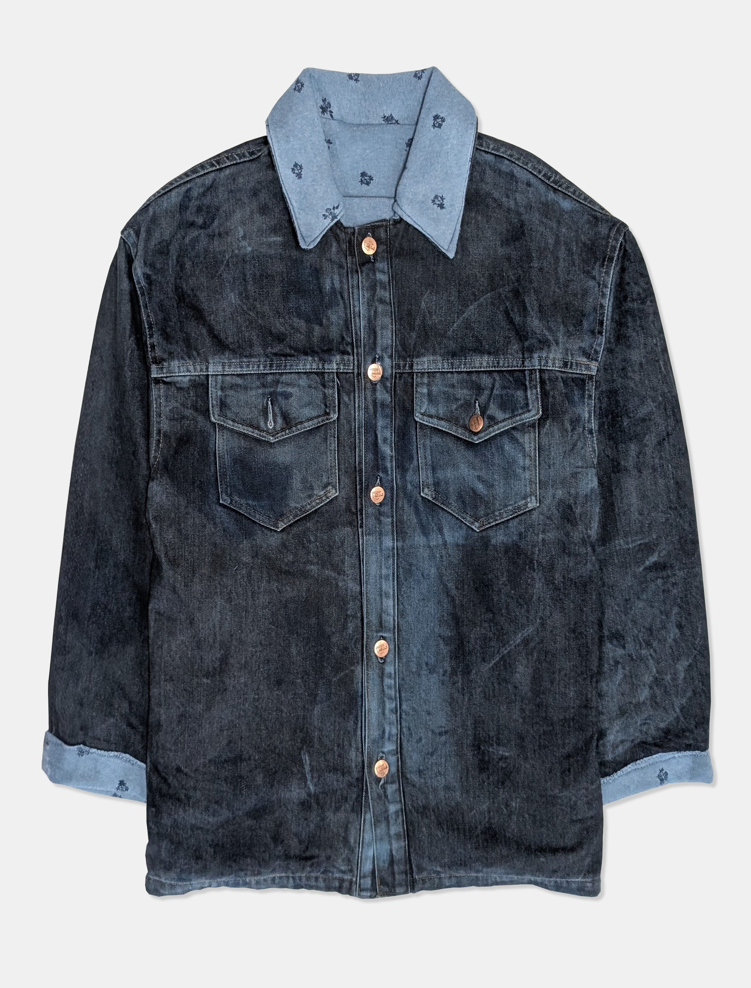 Fleece-lined Denim Outerwear Jacket