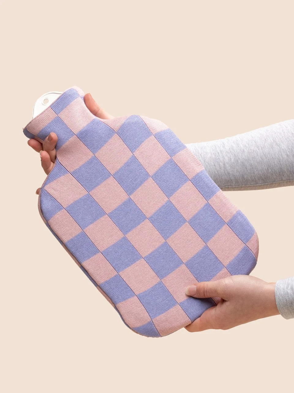 Wärmeflaschen blau rosé