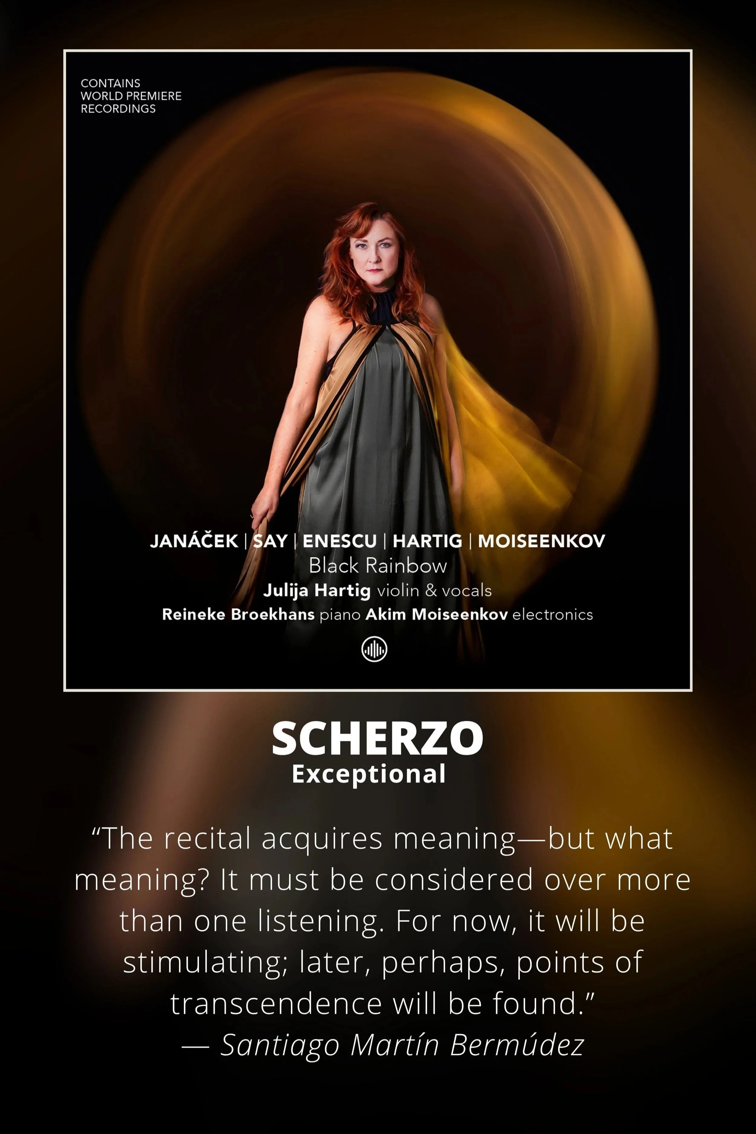 CD Black Rainbow in Magazine Scherzo - Exceptional