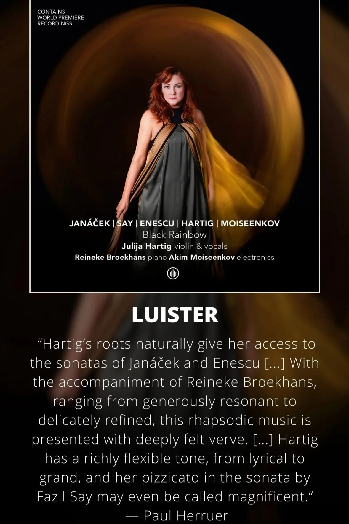 Review - Black Rainbow in Luister Magazine