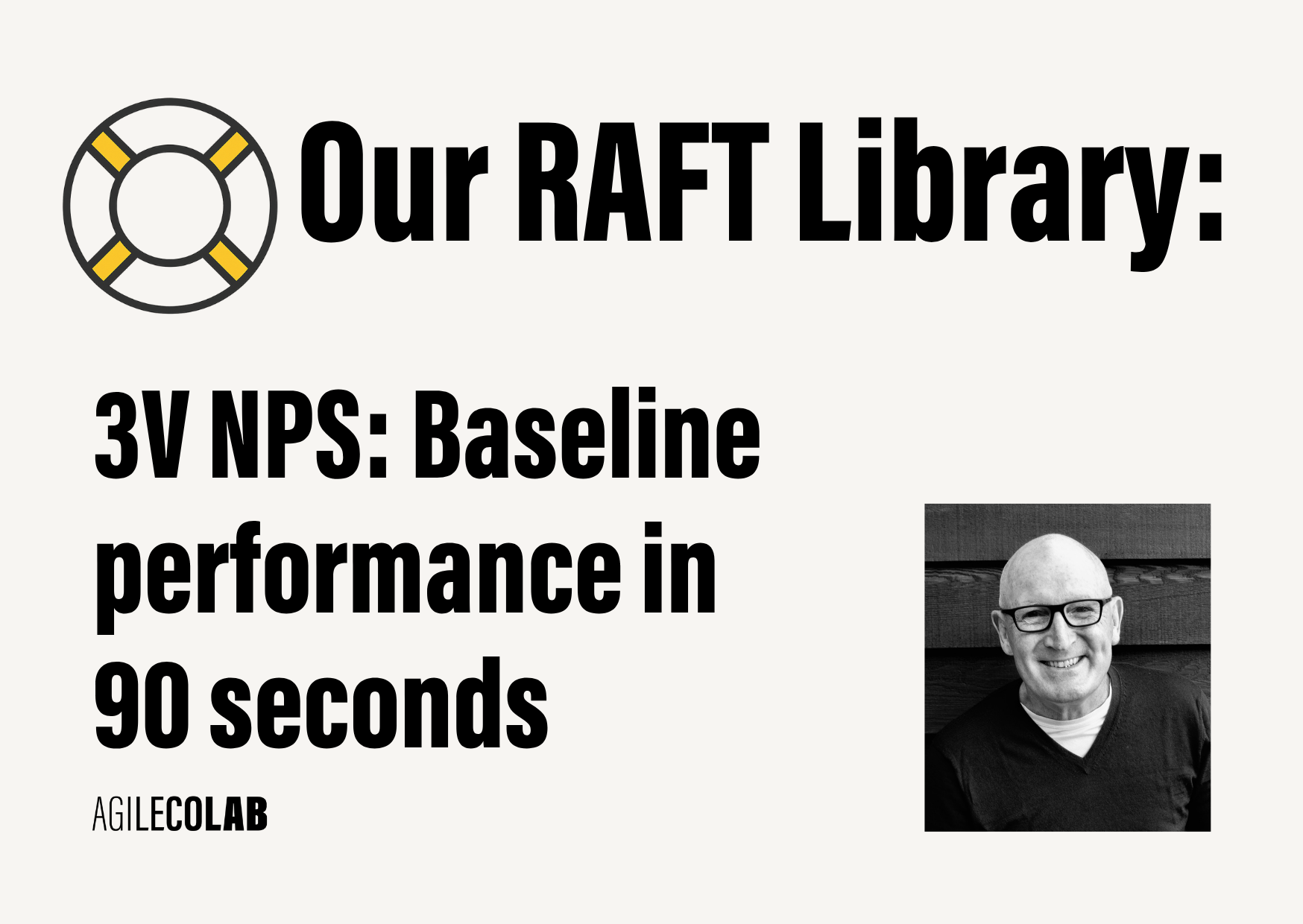 3V NPS: Baseline performance  in 90 seconds