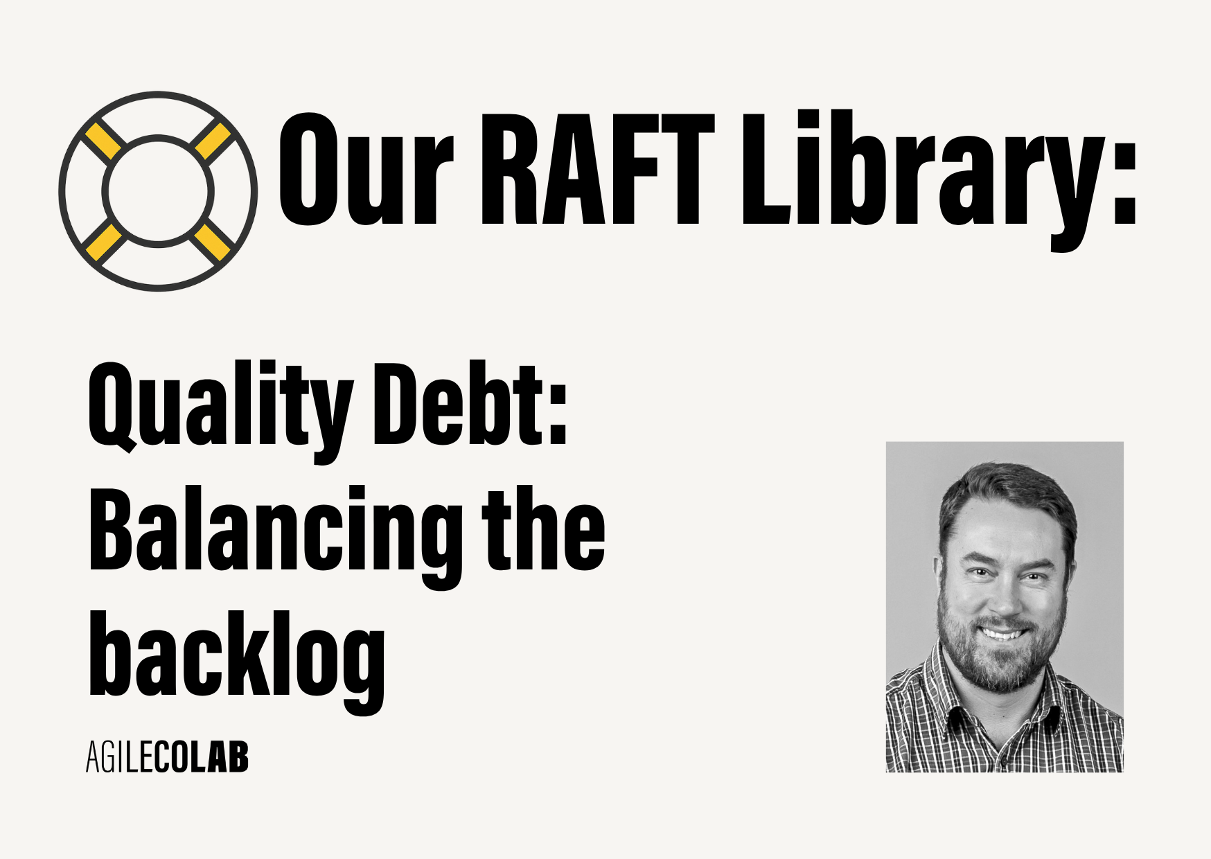 Quality Debt: Balancing the backlog