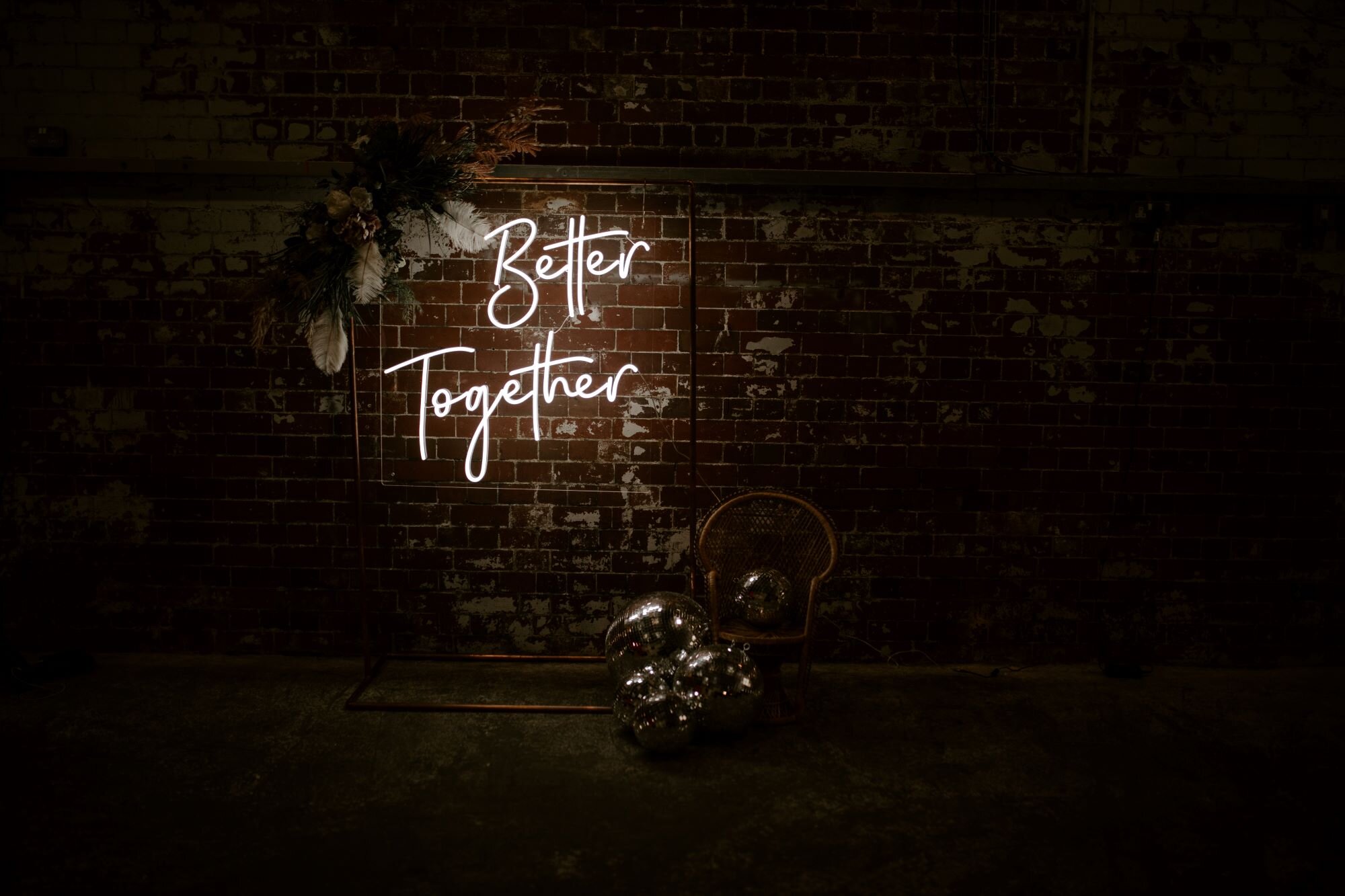 BETTER TOGETHER PERSONALISED NEON WEDDING SIGN BACKDROP CHESHIRE LIVERPOOL MANCHESTER NORTH WEST VENUE DRESSER 2.jpg