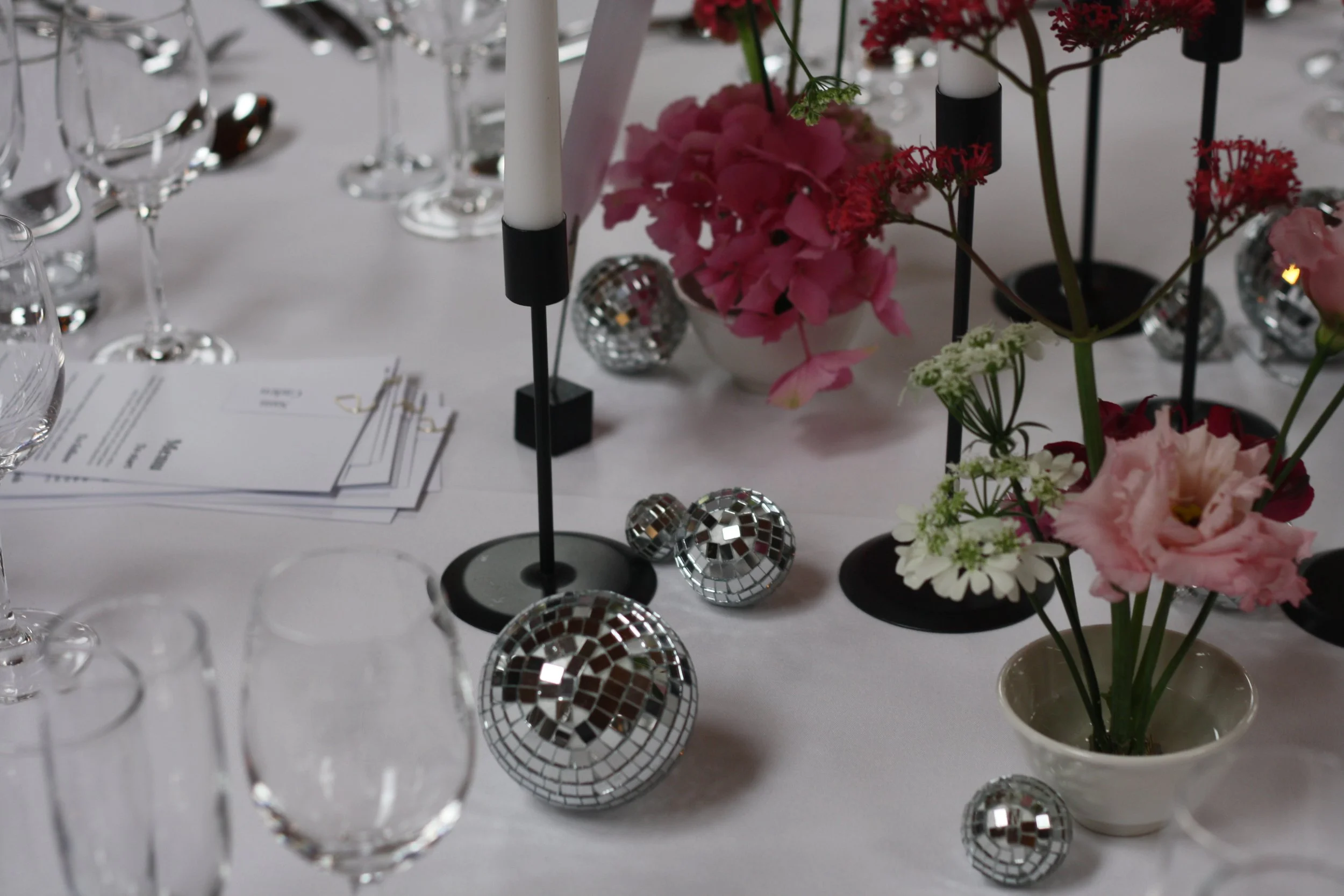 Tabletop Mini Disco Balls