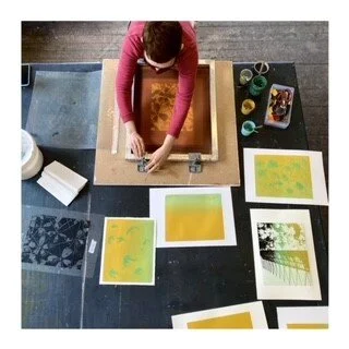 SCREEN PRINTING ON PAPER - BEGINNERS 1 DAY CLASS