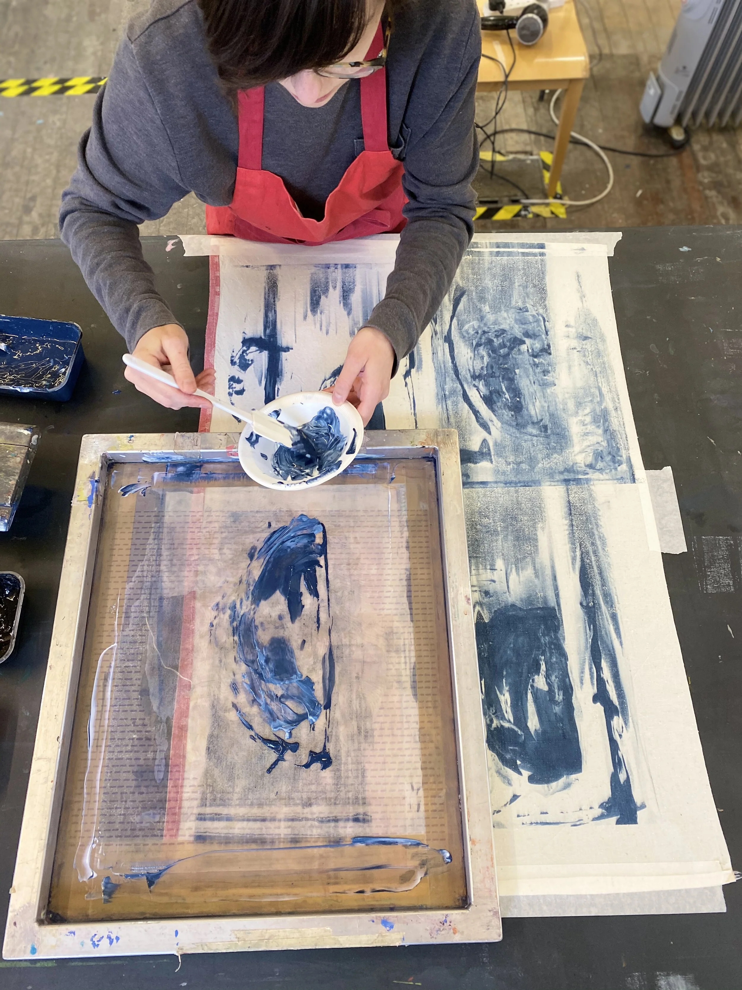 SCREEN PRINTING ON TEXTILES - INTRODUCTION 1 DAY CLASS