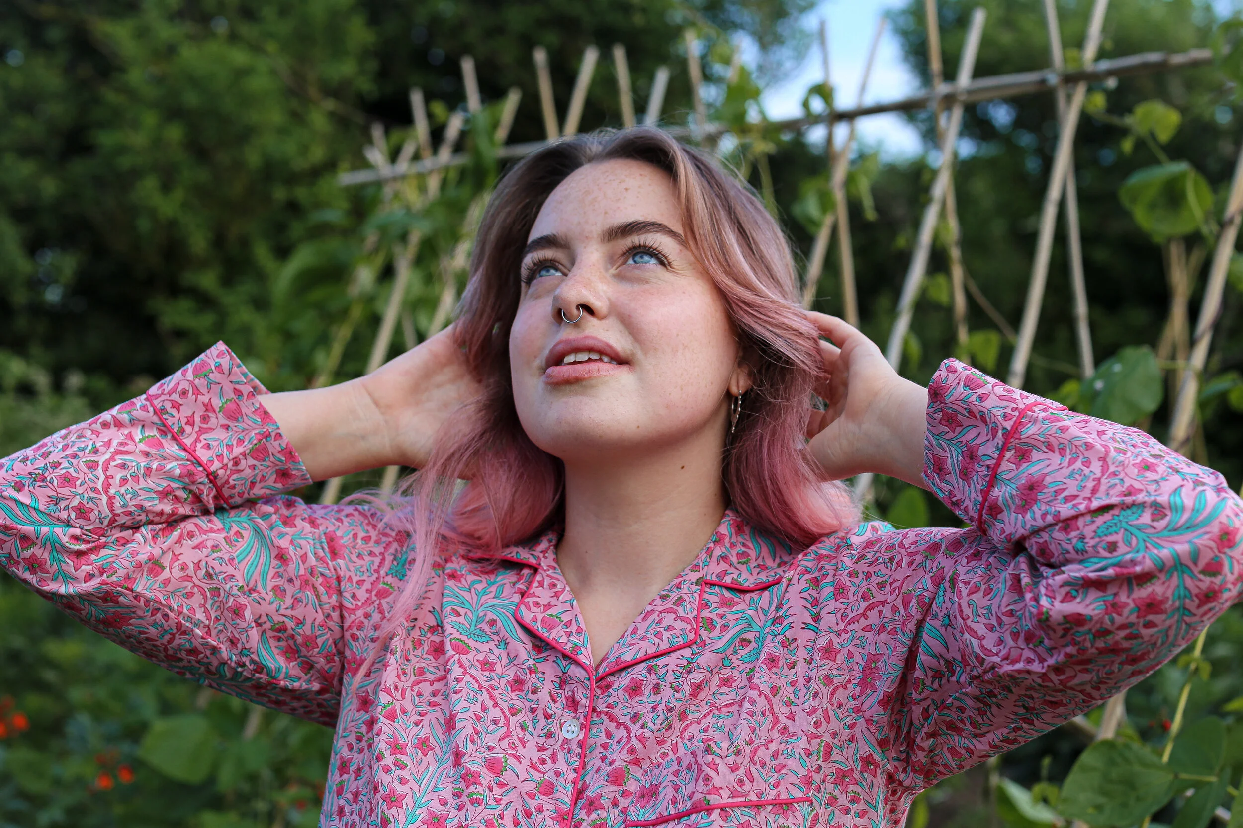 Rosa Bonica Block Print Pyjamas
