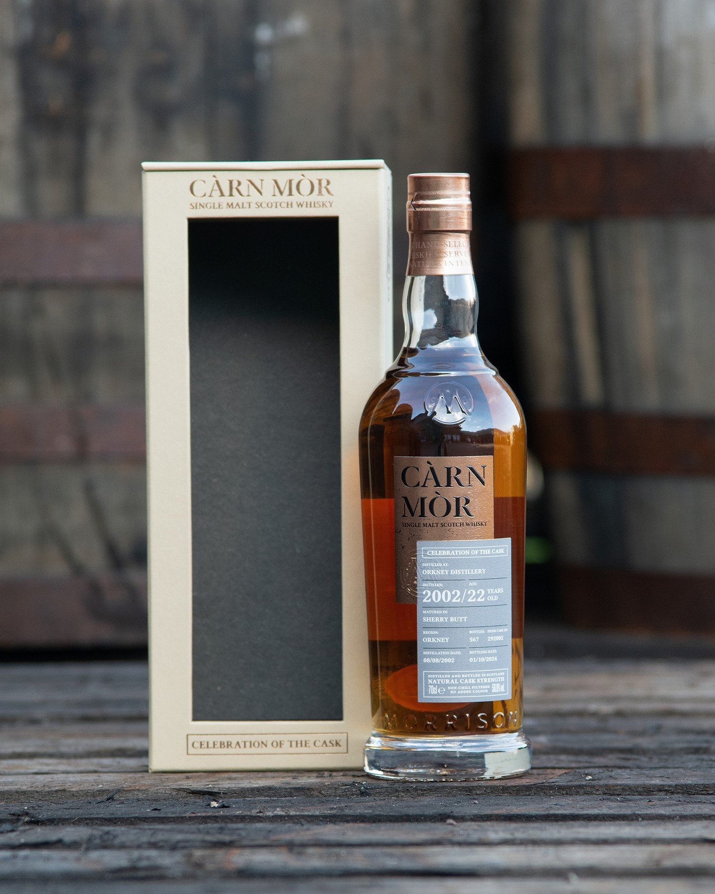 ✨️Orkney 2002✨️⁠
⁠
Celebration of the Cask collection 2024 features this Orkney 2002 whisky which has been ageing for 22 years in a second fill sherry butt. If you enjoy a gentle peat with some funky layers, this whisky will be right up your street!⁠