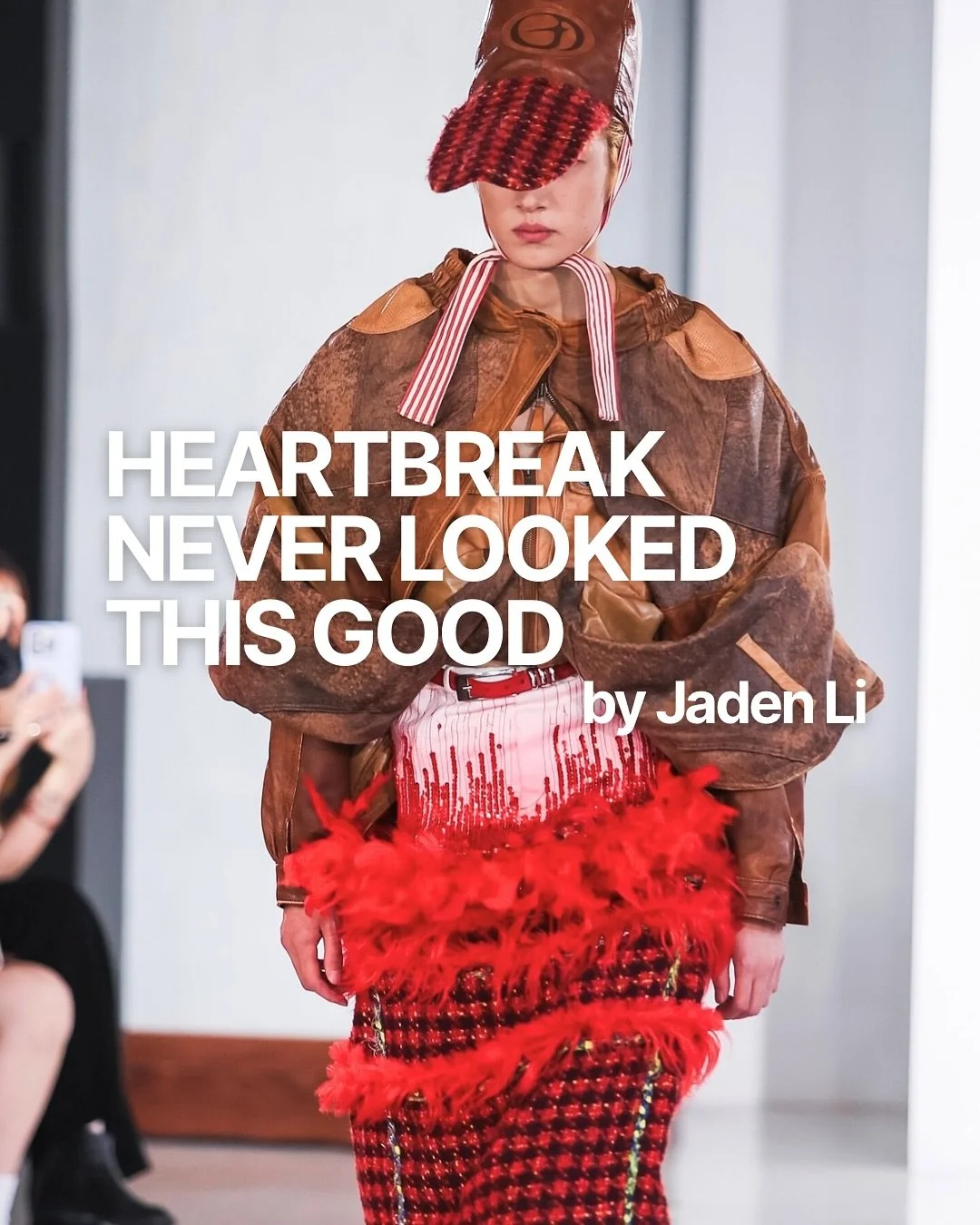 ➕TalentSpotlight: Jaden Li @jadebyjadenli 

From the iconic Royal Academy of Fine Arts Antwerp, emerging designer Jaden Li steps into the spotlight with his master&rsquo;s collection Love Letters to the Unwanted - a raw, fearless exploration of heart