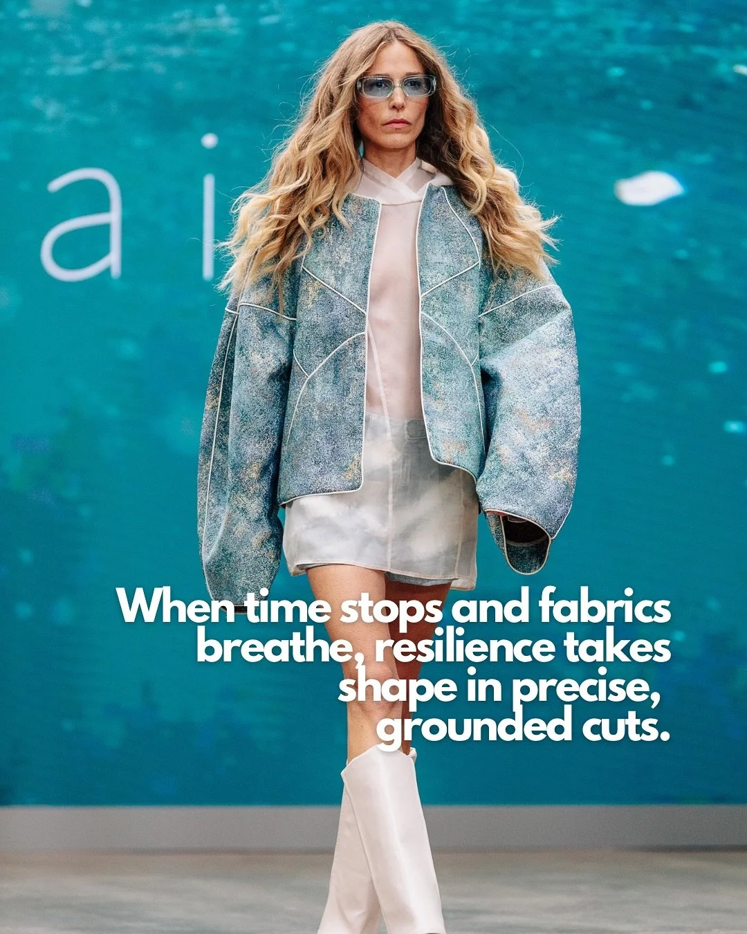 From Fashion Scout Armenia to Ones To Watch at London Fashion Week - SONAIS balances sheer softness with sculpted strength.

Photography: @chrisyatesmedia @galanet_ @raffaellabic_photography 

Makeup @aofmakeup by @mandygakhal using @dermalogicauk 
H