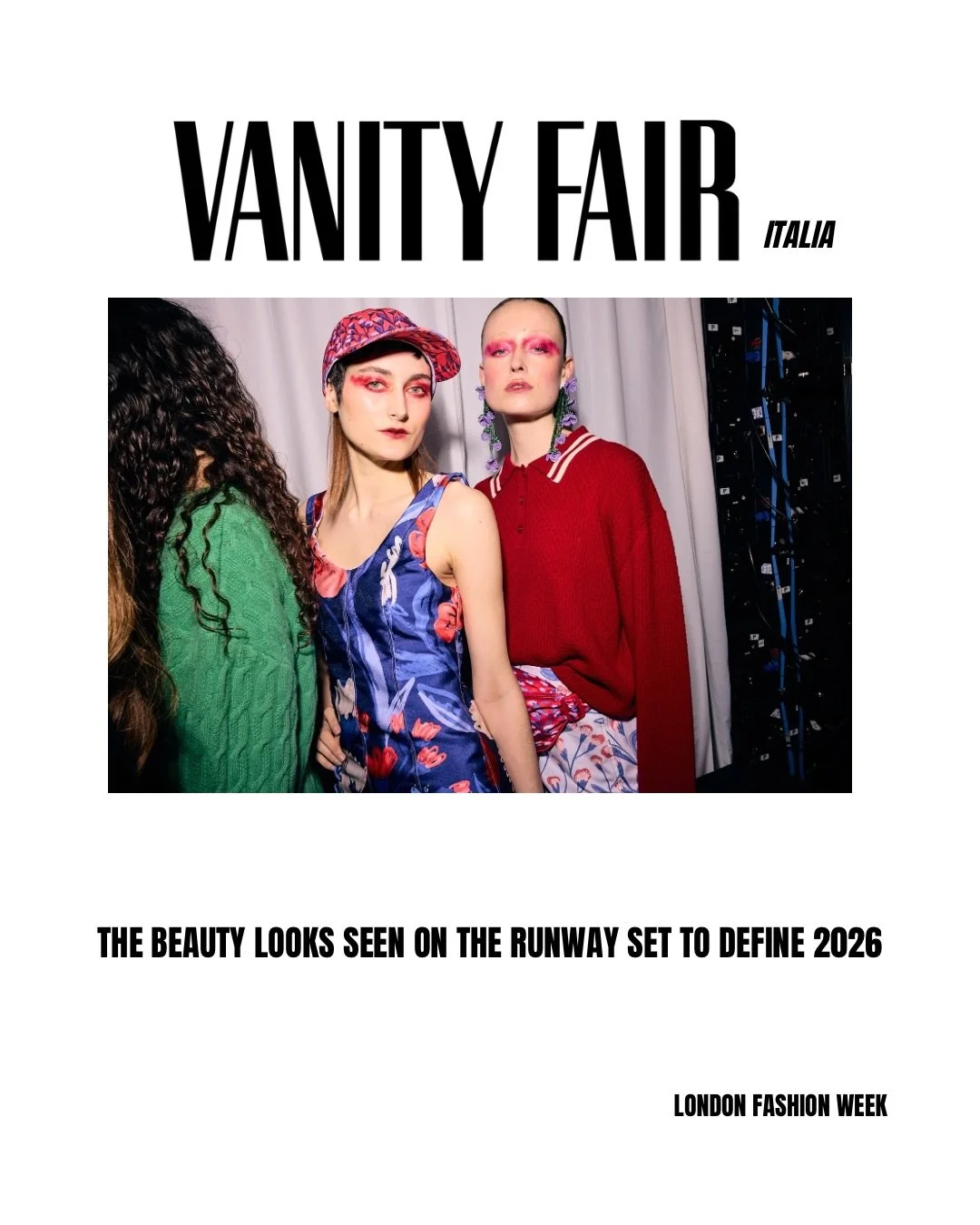 London Fashion Week &times; Fashion Scout &times; Vanity Fair Italia.
As Vanity Fair Italia writes, &ldquo;There&rsquo;s nothing like the British capital when it comes to creativity on the catwalk.&rdquo;

We&rsquo;re proud to see Fam Irvoll, who sho