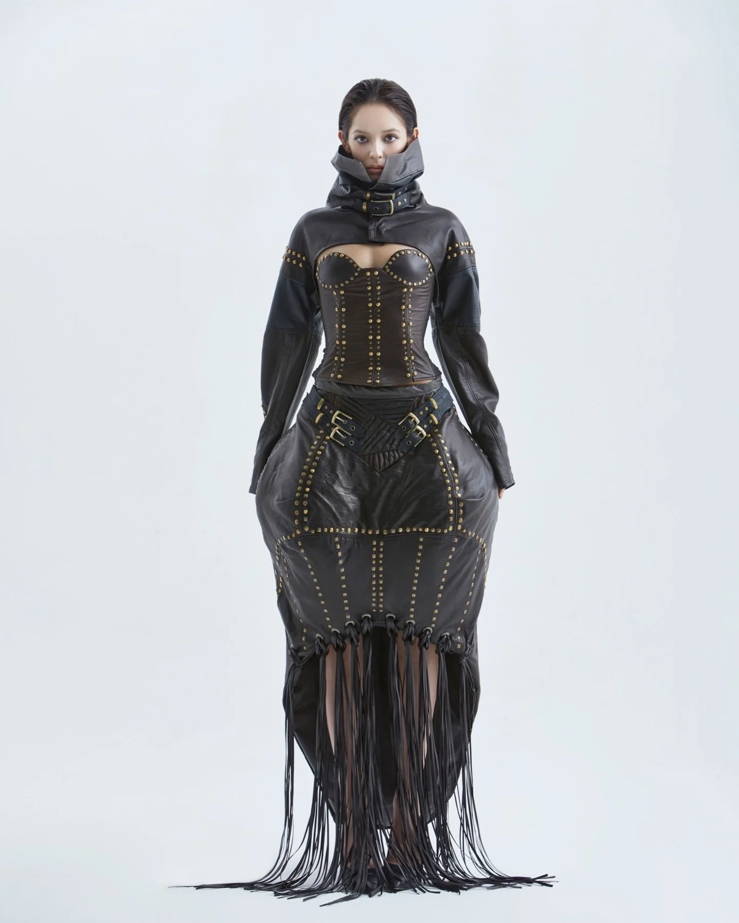 TALENT SPOTLIGHT // YUN @cnjngyn 

Some garments reveal themselves all at once. Others reward a second look.

Yun&rsquo;s design invites you to slow down. Built from carefully layered leather offcuts, the garment reveals new textures, colours and det
