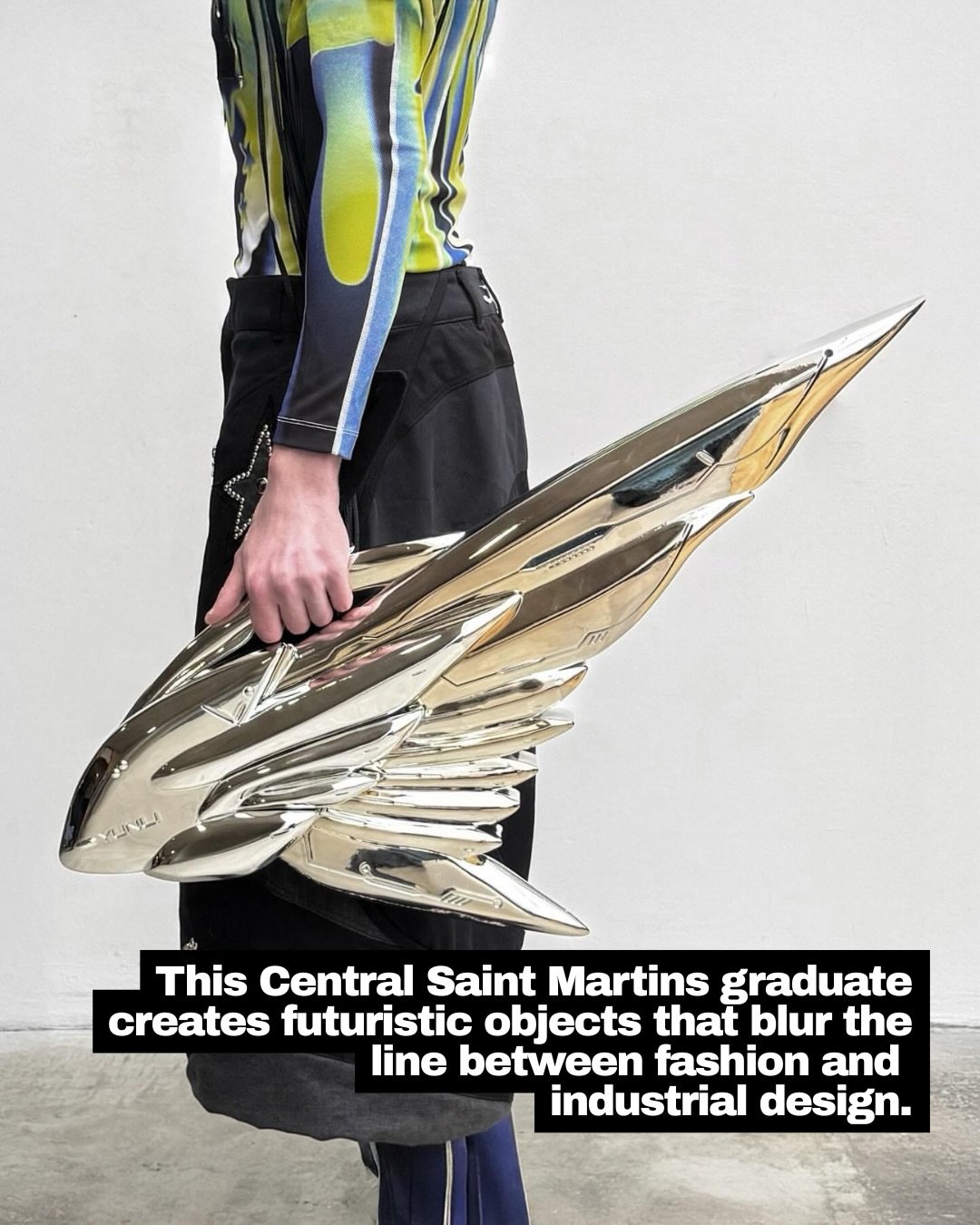 Talent Spotlight | YUNLI

At first glance, YUNLI&rsquo;s work looks almost AI-generated. But every sculptural silhouette, engineered garment and futuristic accessory has been meticulously designed and constructed by hand.

Created by Central Saint Ma