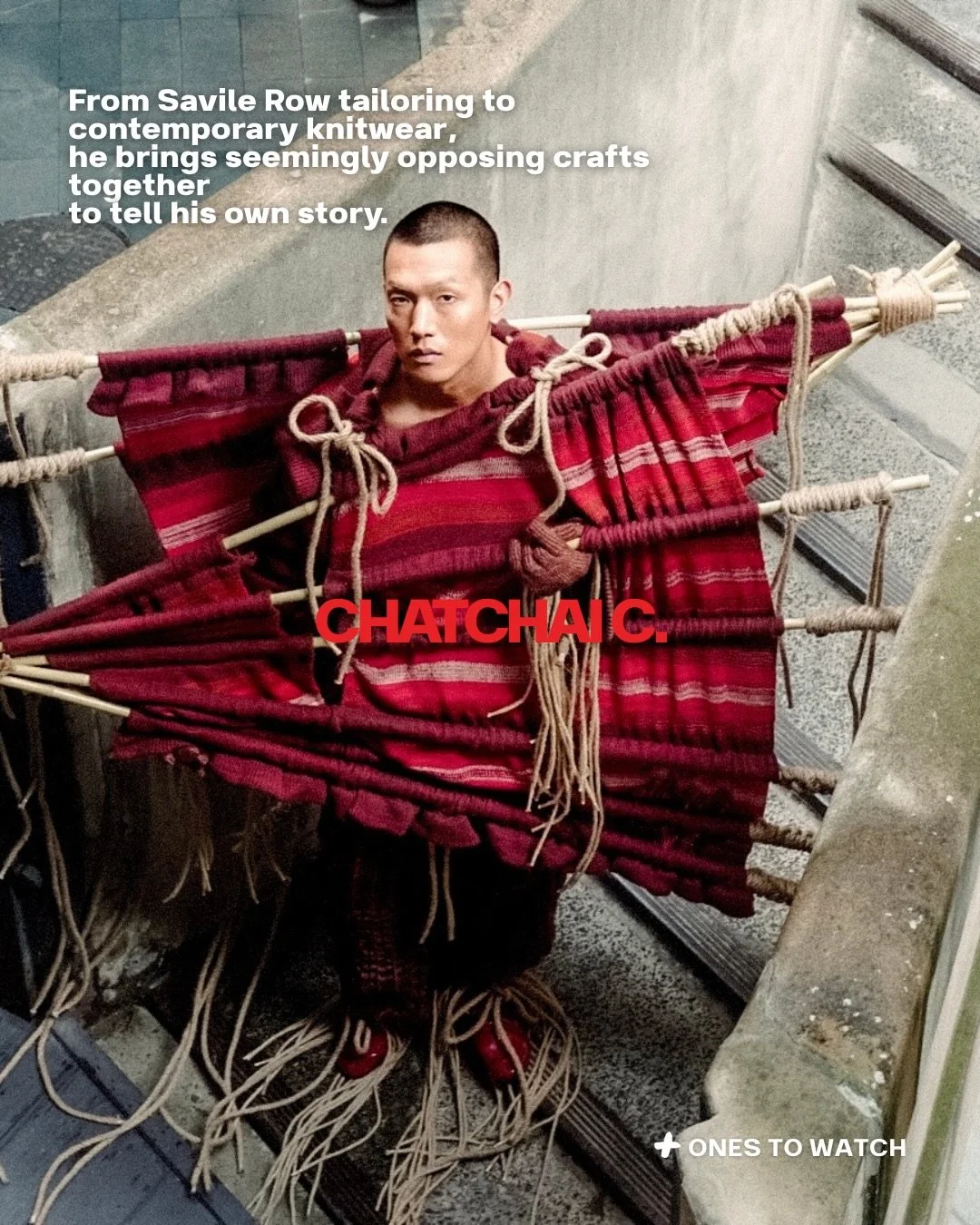 ONES TO WATCH | CHATCHAI C.
Savile Row tailoring. Contemporary knitwear in Shanghai. Menswear in London. Givenchy in Paris.

Chatchai Chaitrakulthong has taken an unusual route to building his own design language, mastering disciplines that aren&rsqu