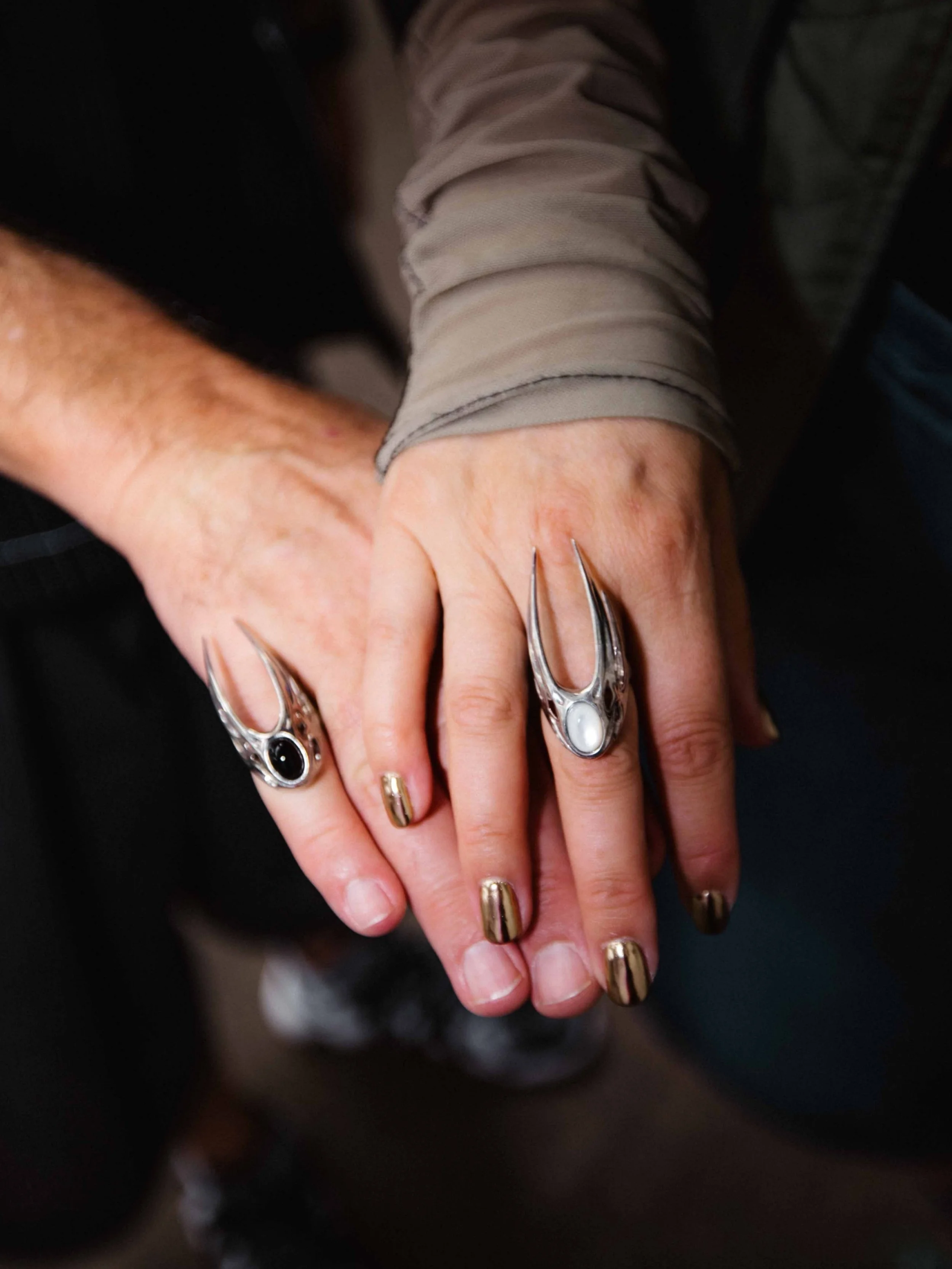 Sometimes, in the middle of the noise and intensity of Fashion Week, something quietly reminds you why you do what you do.

After their first Fashion Scout show, C.PROTOCOL gifted @mrfashionscout and me these rings from their first collection, togeth