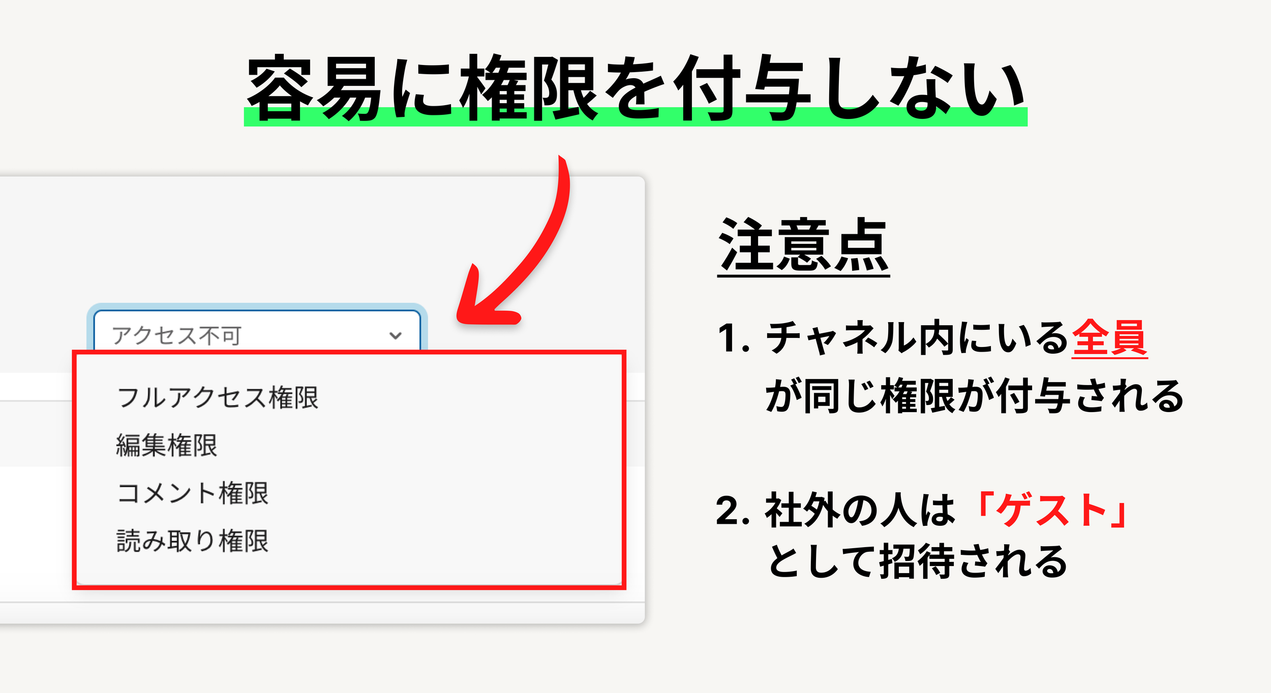 Slack連携を利用する際の注意事項