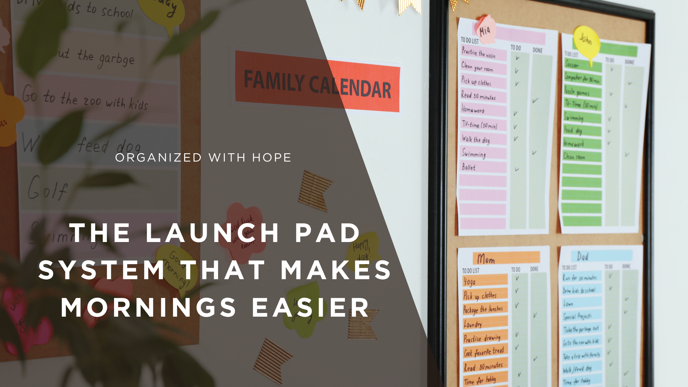 The Family Command Center That Makes Mornings Easier