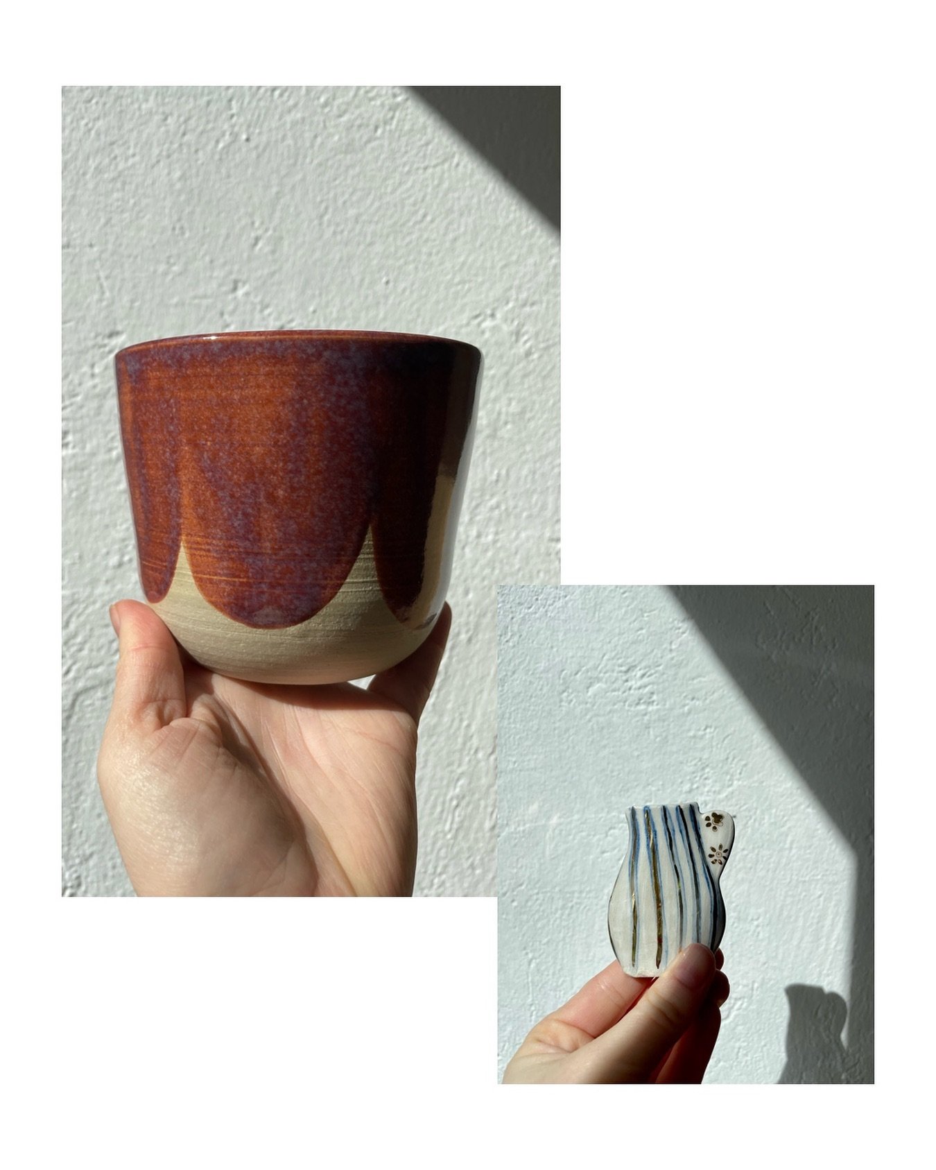 The various things you can make out of clay ! From functional ware to pure creative outlet 🍒 everyone has a different visual language and interest, that is why there is such a big variety in potters. If you would like to develop your creative langua