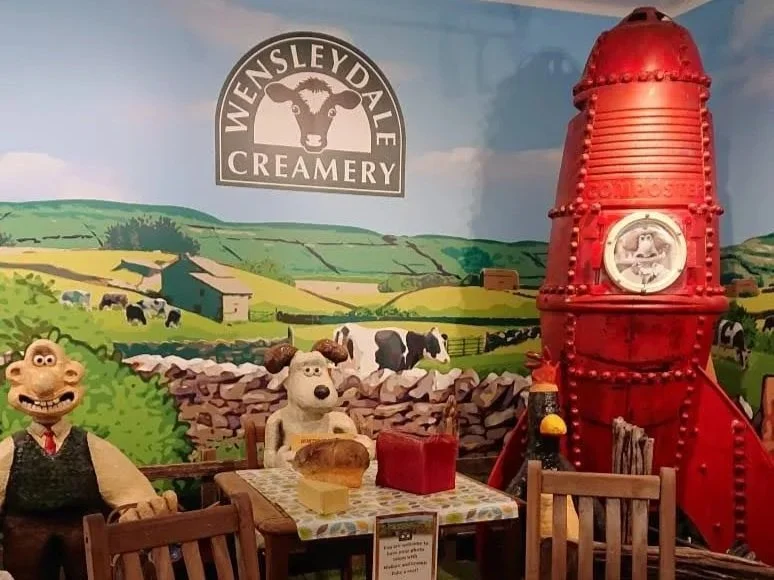 Wensleydale Creamery Wallace and Grommit Yorkshire