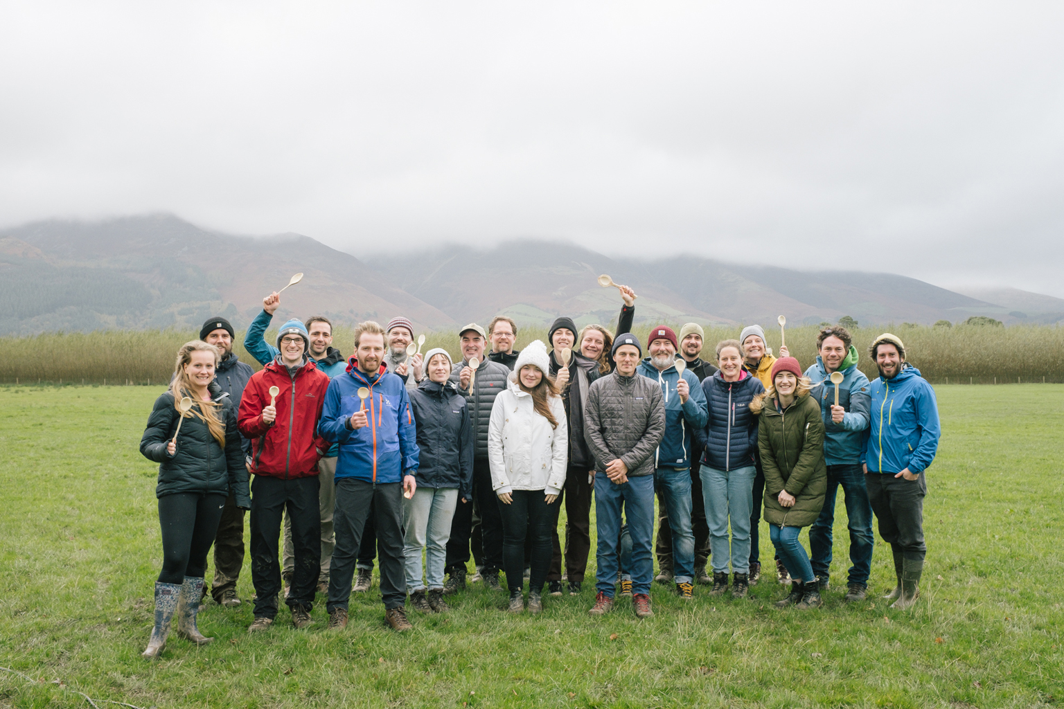 End of the weekend windswept group shot!