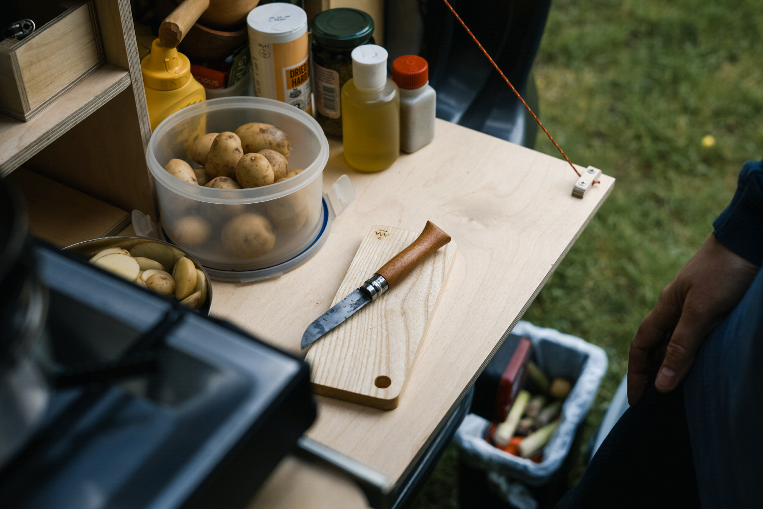  Chopping potatoes on our  Terra Firma Chopping Board  