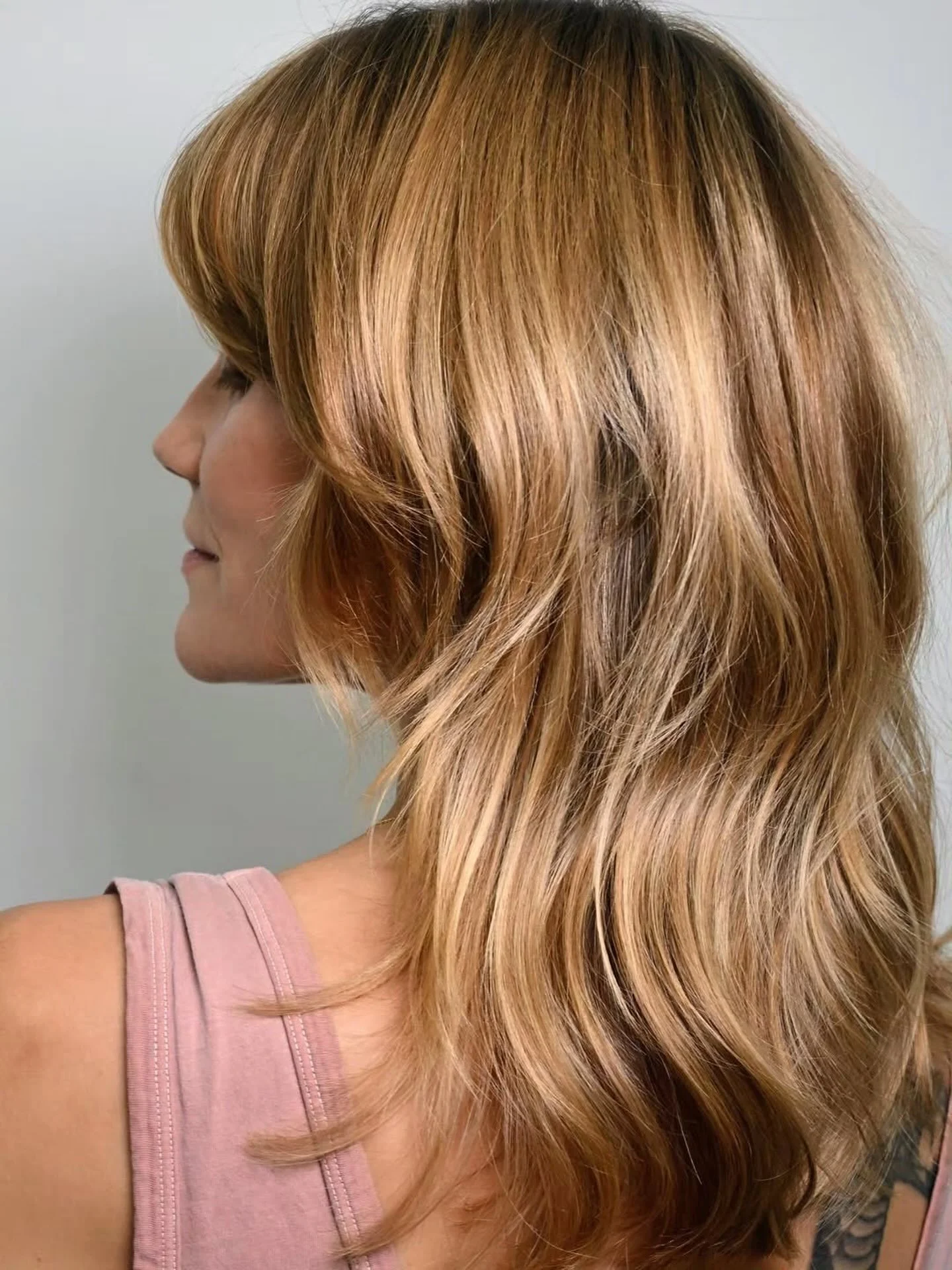 Gorgeous summer sun-kissed blonde by @christopher_scheier  hair cut by @hairbylianale