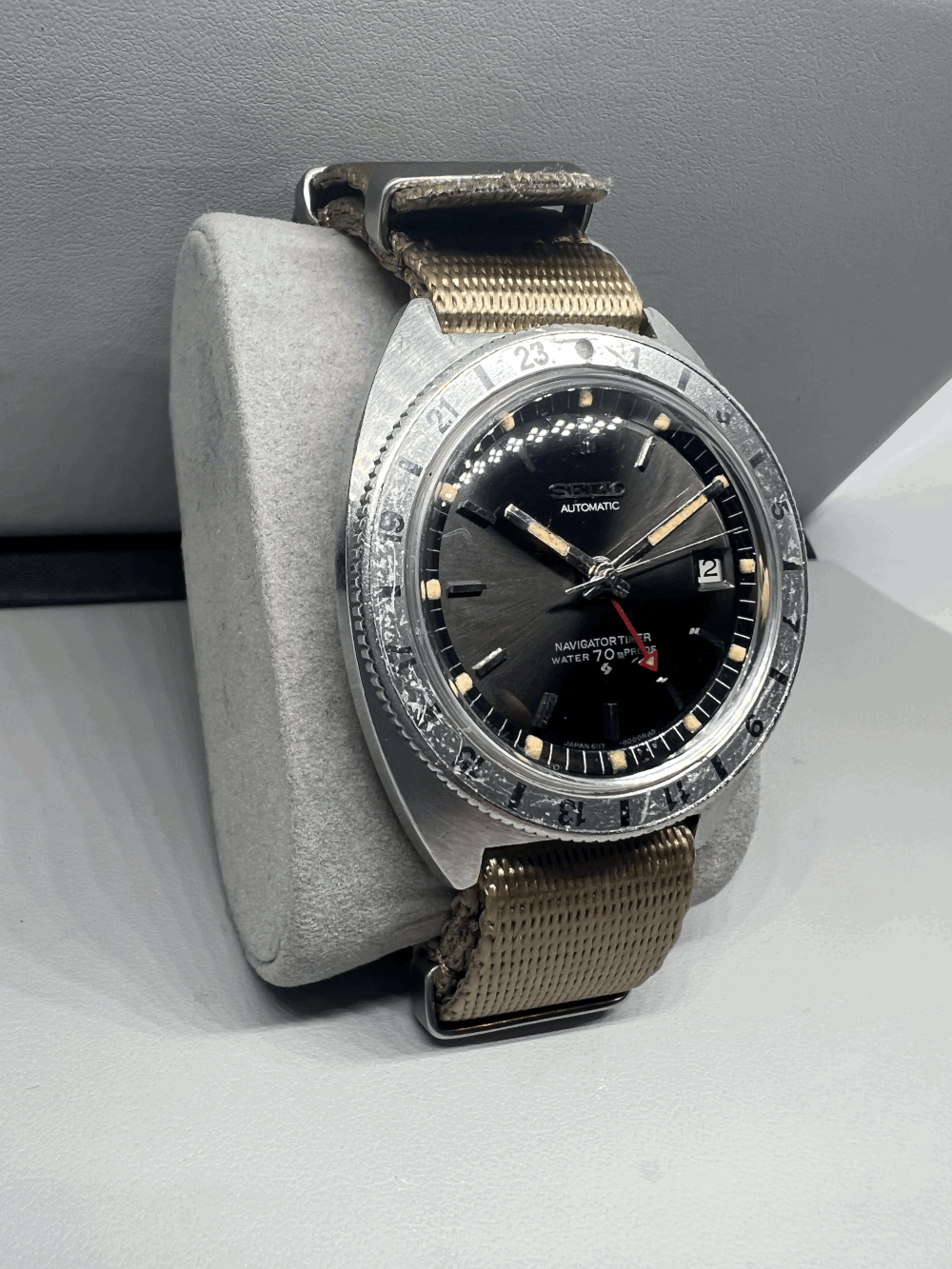 SEIKO 6117-8009 Navigator Timer — Thompson Watch Repair