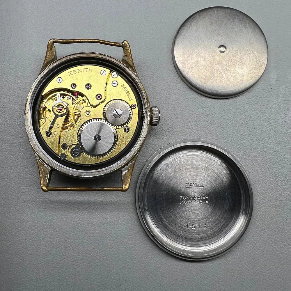 Zenith pocket top watch movement
