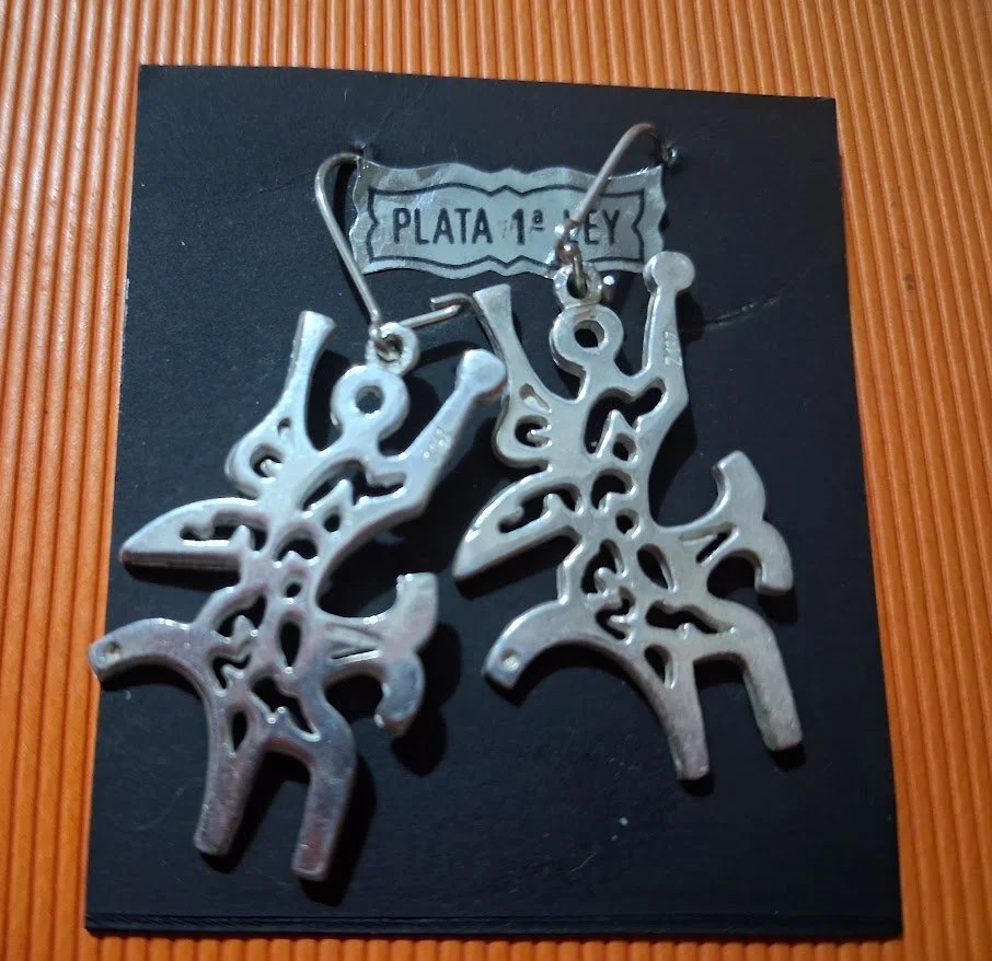 Cesar Manrique Design 925 Silver Earrings HALLMARKED El Triunfador Lanzarote NEW