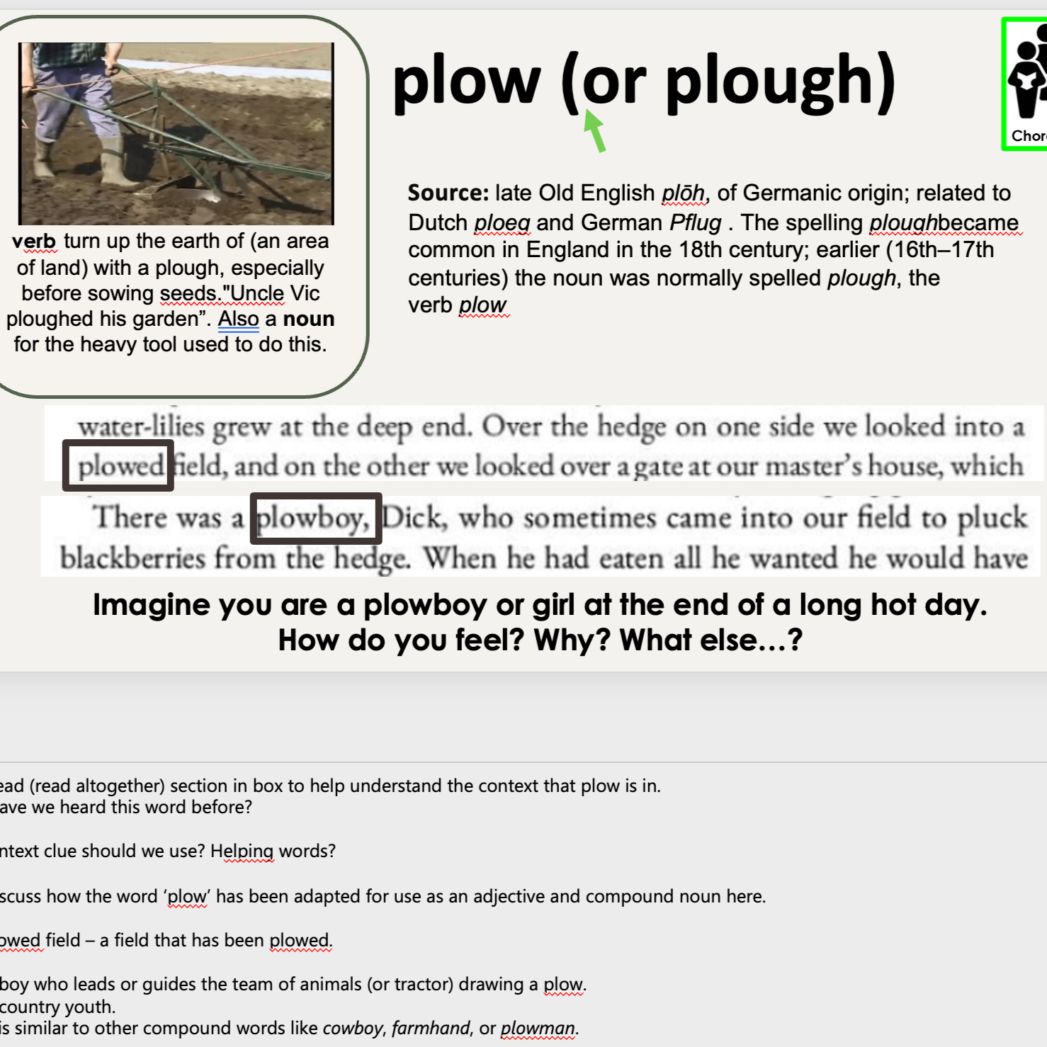 Vocabulary and Context