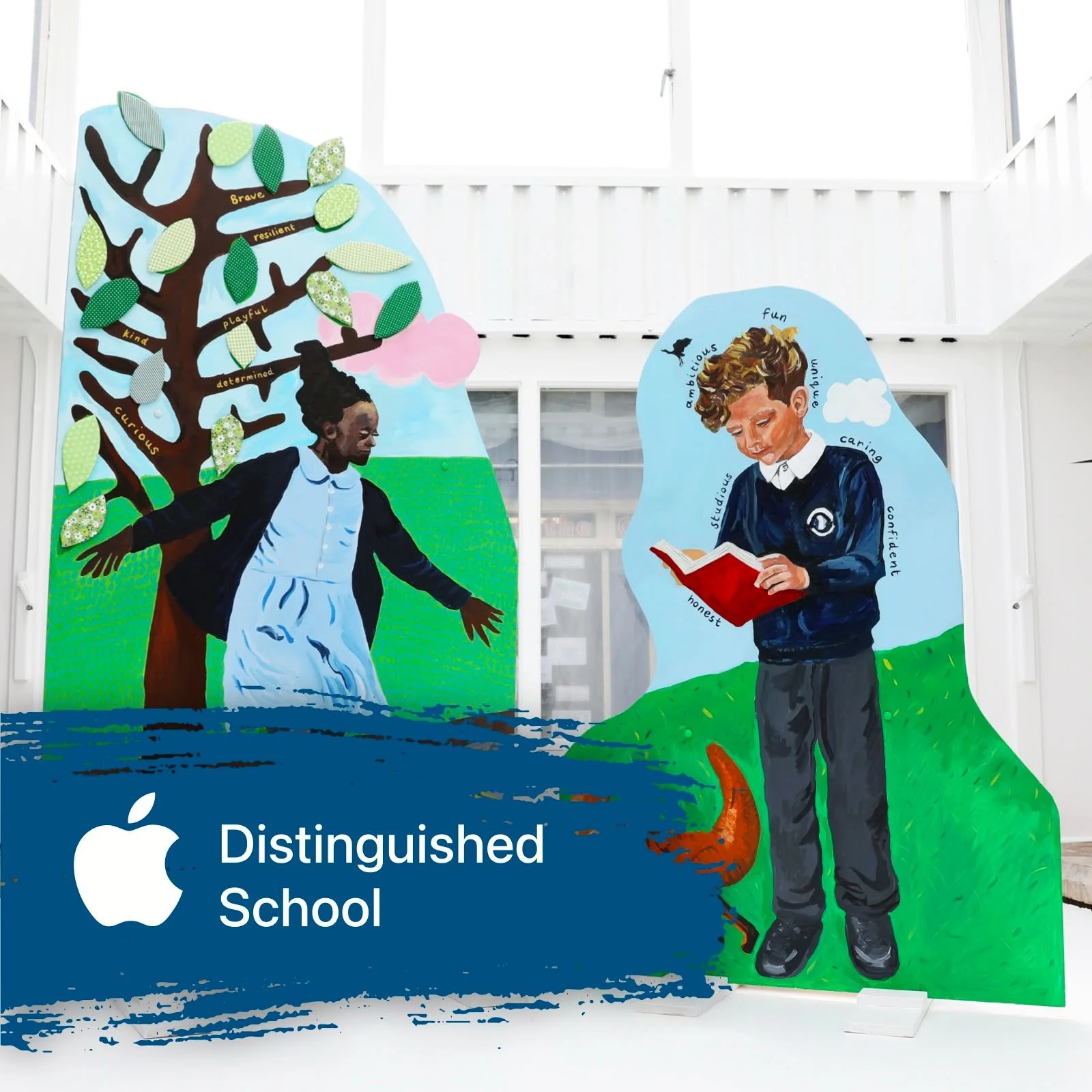 We are pleased to be recognised as an Apple Distinguished School for our innovative use of technology for learning across the curriculum made possible through our one-to-one iPad programme across Key Stage One and Two. https://youtu.be/NEWYDabZCR4 #A